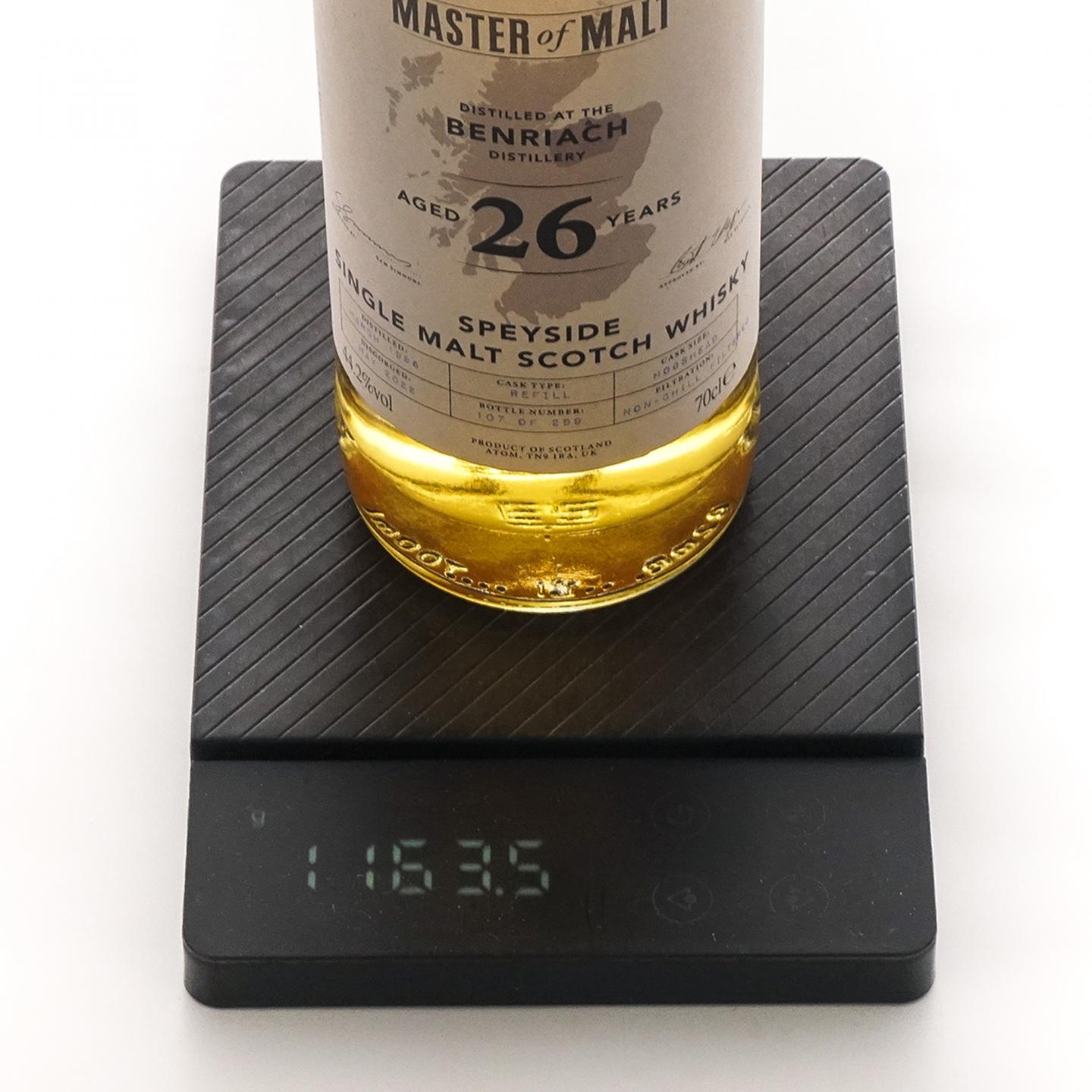 Benriach 本利亚克 26年 1996-2022 Master of Malt