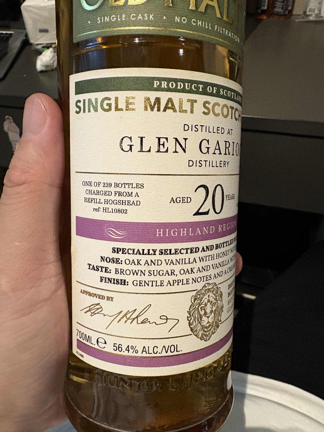 格兰盖瑞20年1993-2014老麦桶56.4度