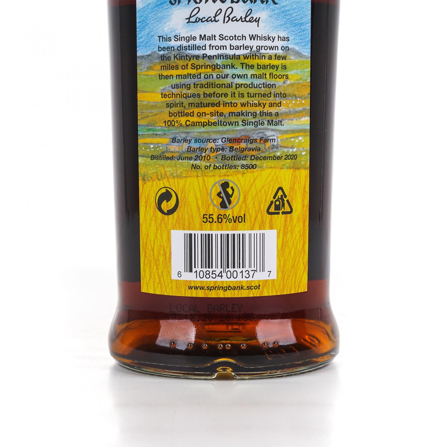 Springbank 云顶 10年 2010-2020 本地大麦