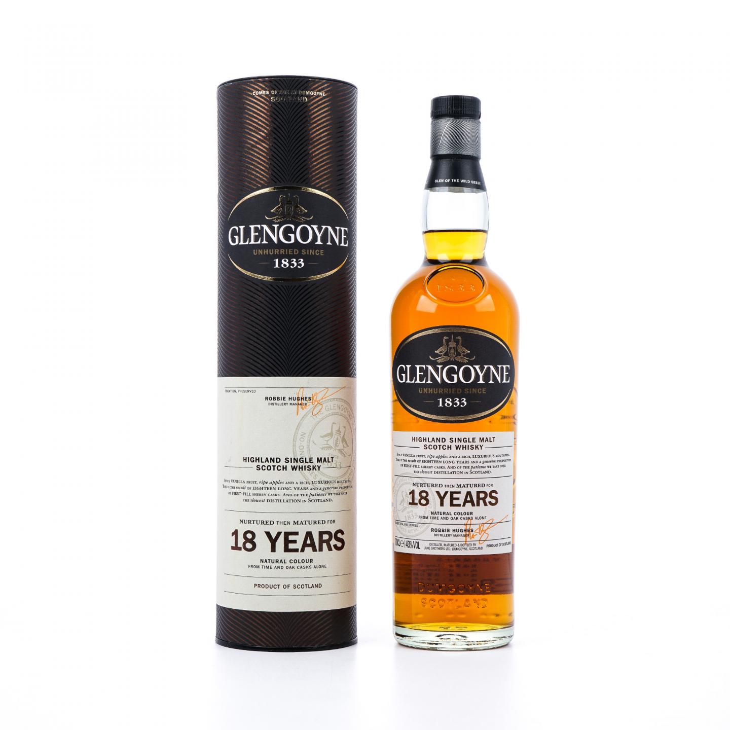 Glengoyne 格兰哥尼 18年 单一麦芽威士忌 43%Vol.