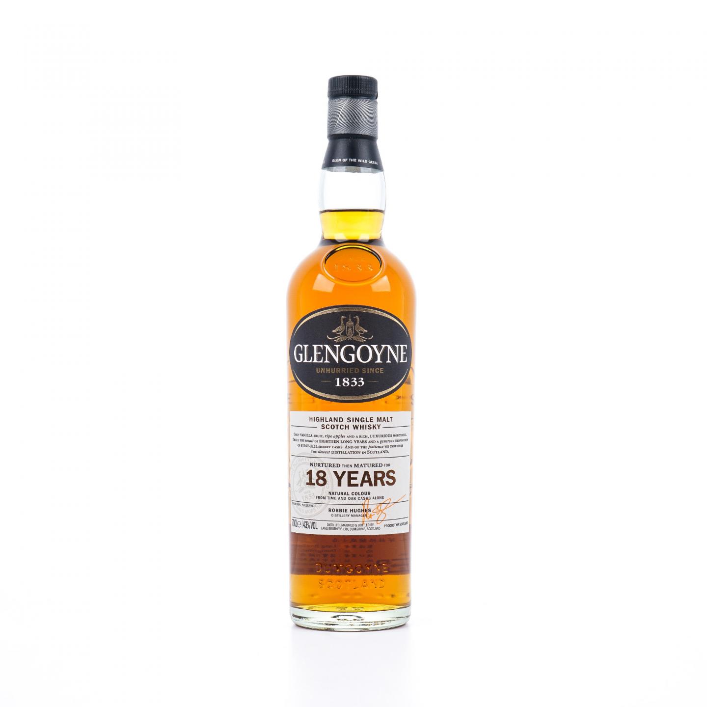 Glengoyne 格兰哥尼 18年 单一麦芽威士忌 43%Vol.