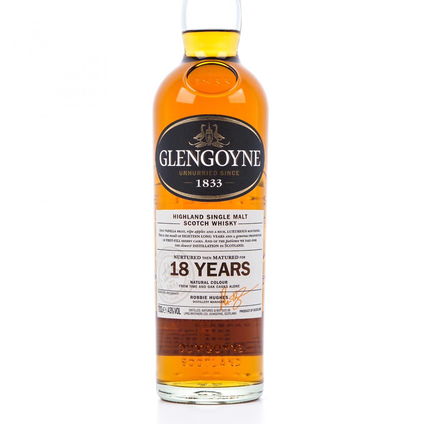 Glengoyne 格兰哥尼 18年 单一麦芽威士忌 43%Vol.