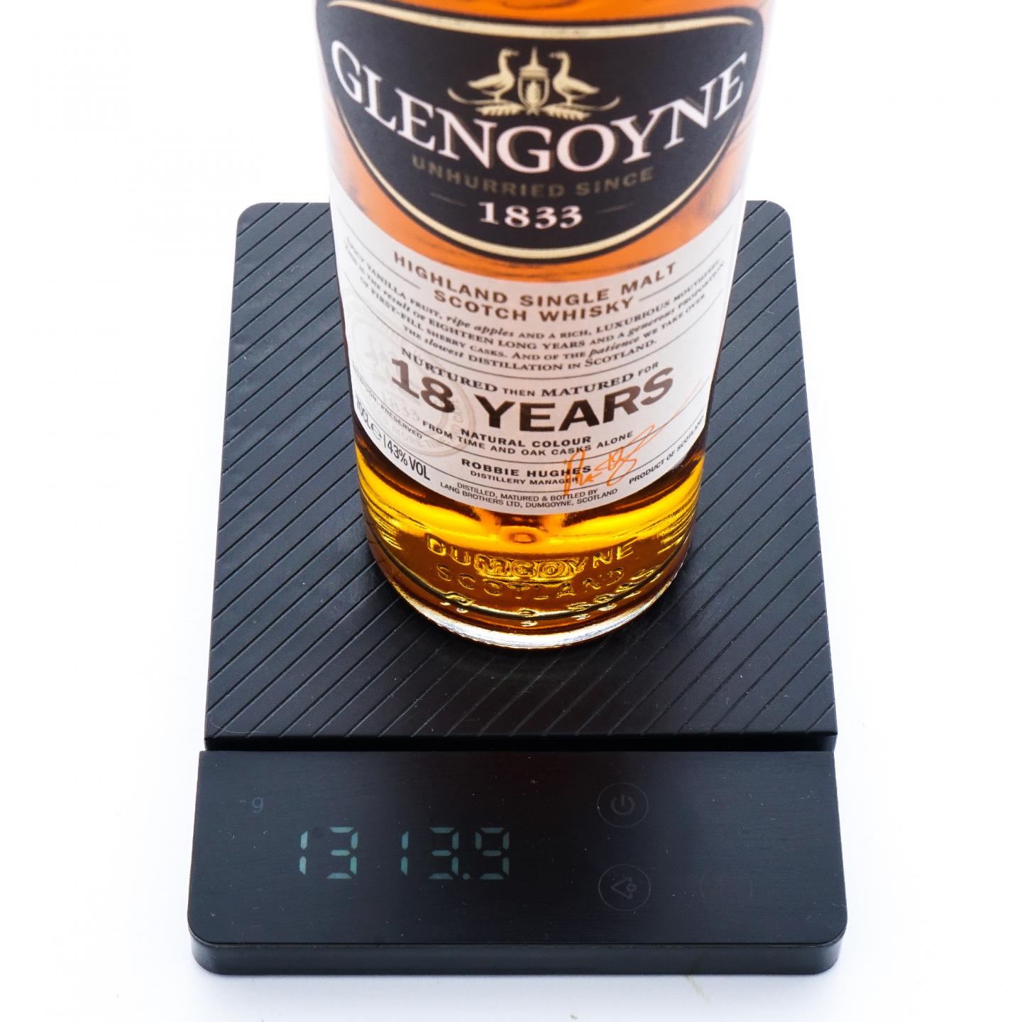 Glengoyne 格兰哥尼 18年 单一麦芽威士忌 43%Vol.
