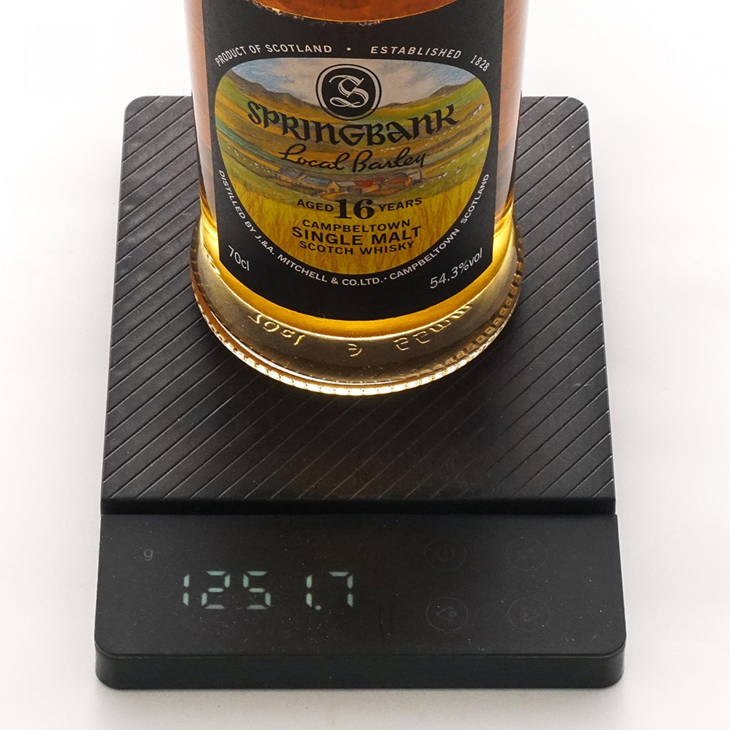 Springbank 云顶 16年 1999-2016 本地大麦