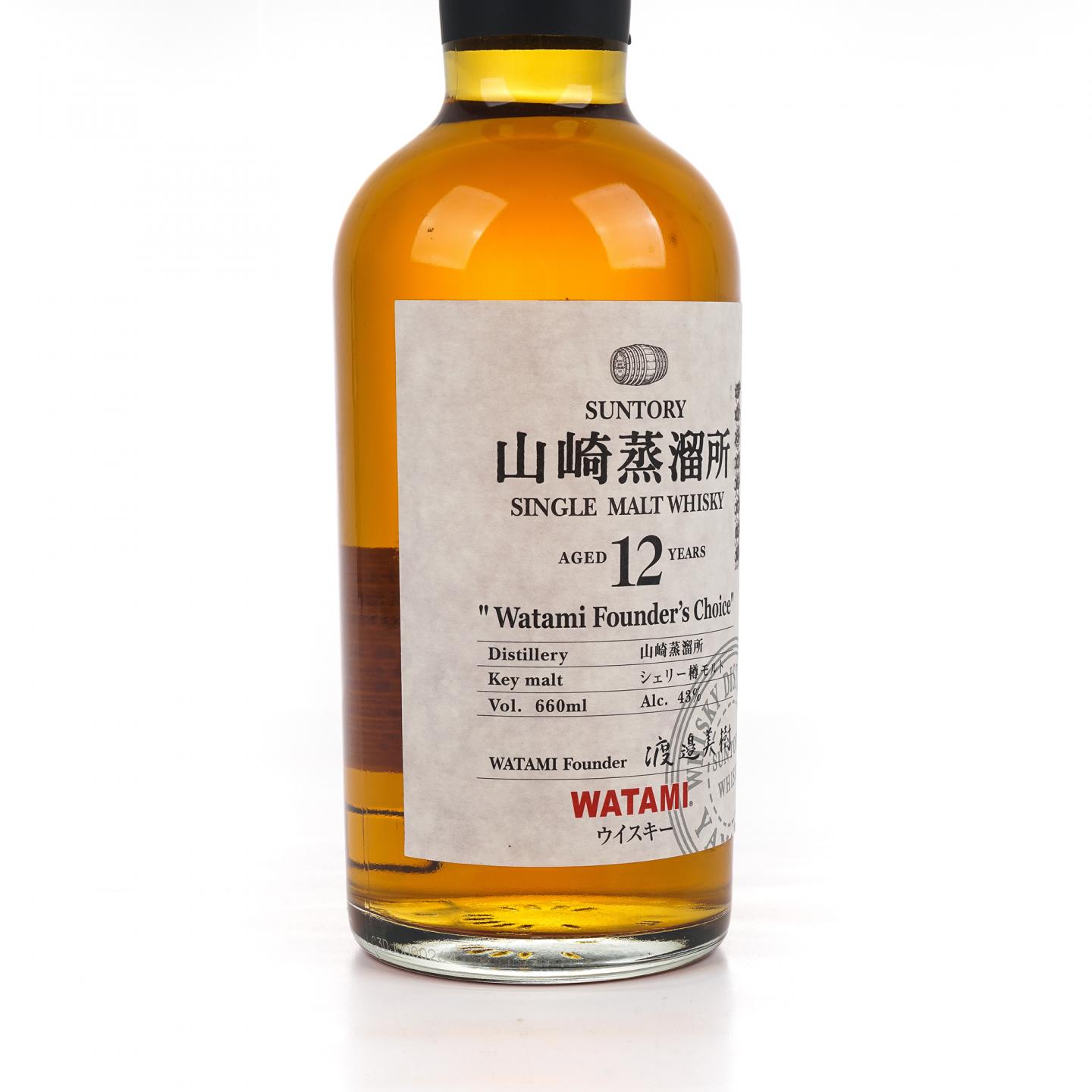 山崎 12年 渡边美树 Watami Founder’s Choice 660ml