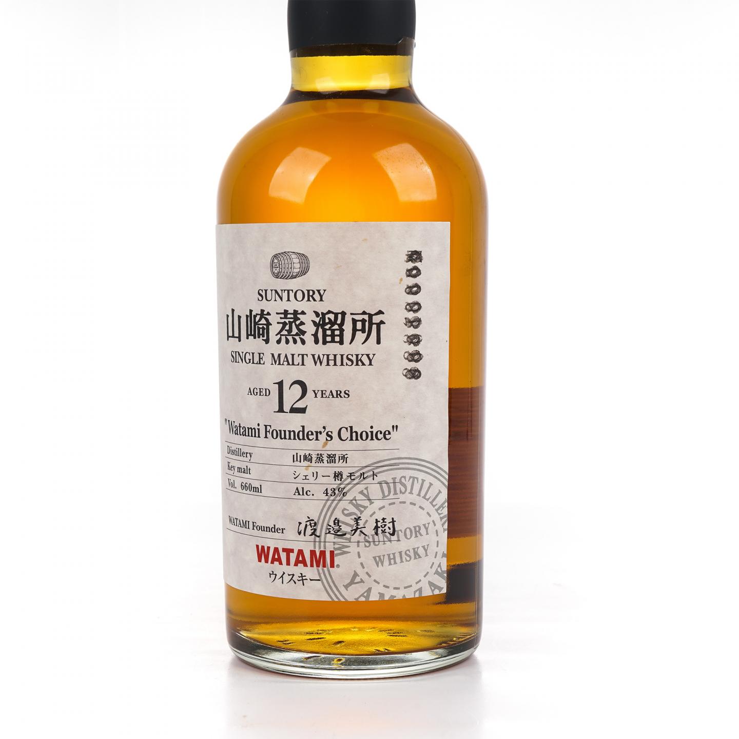 山崎 12年 渡边美树 Watami Founder’s Choice 660ML