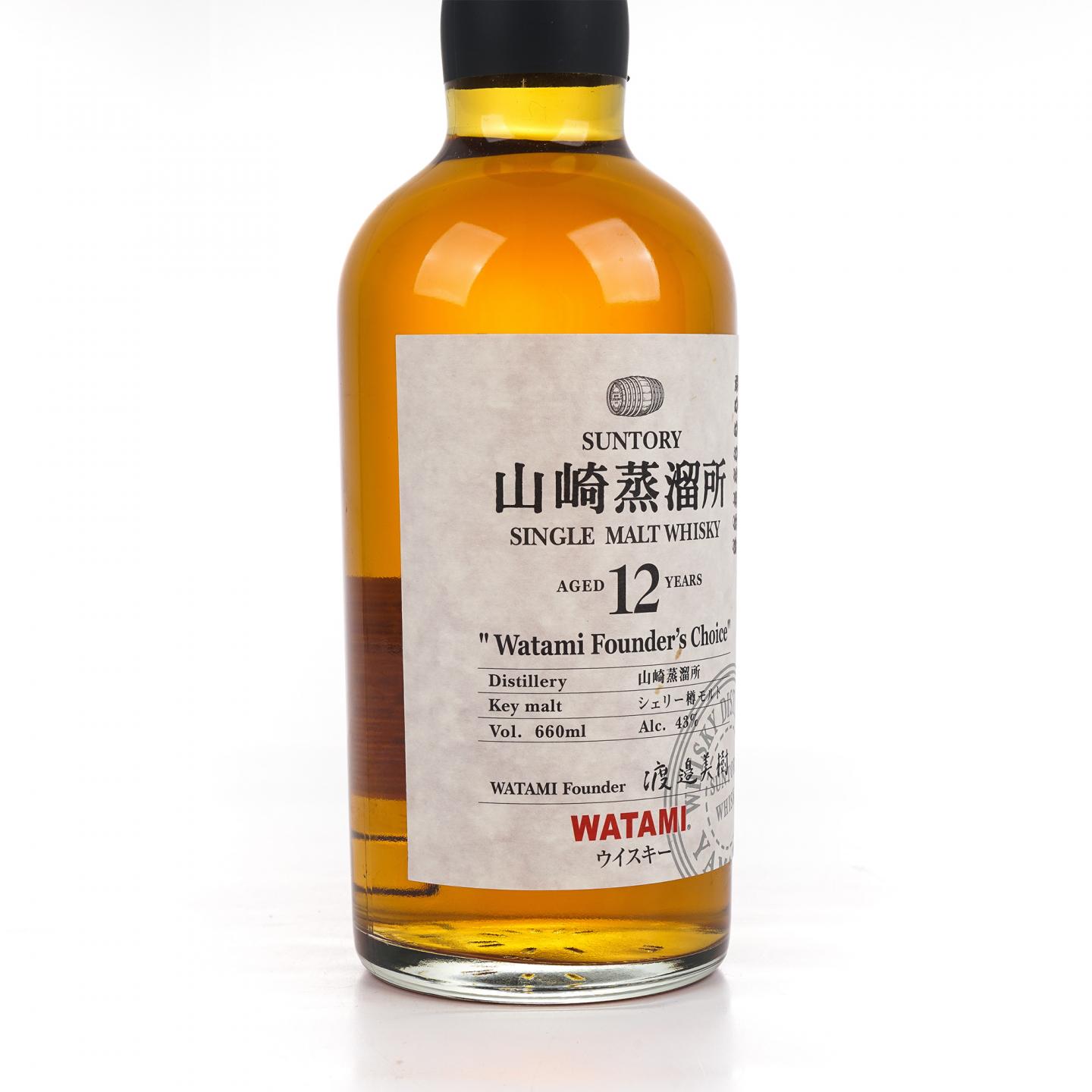 山崎 12年 渡边美树 Watami Founder’s Choice 660ML