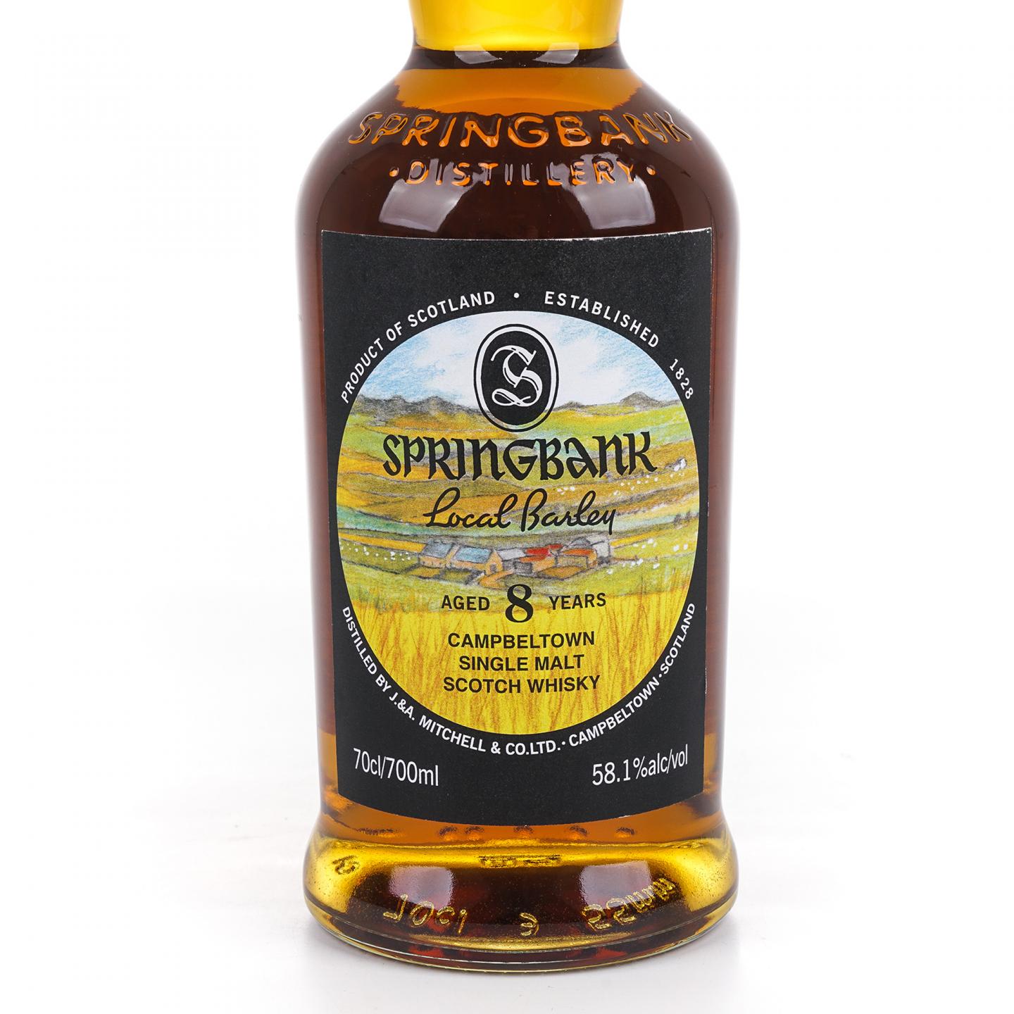 Springbank 云顶 8年 2016-2024 本地大麦 58.1%Vol.