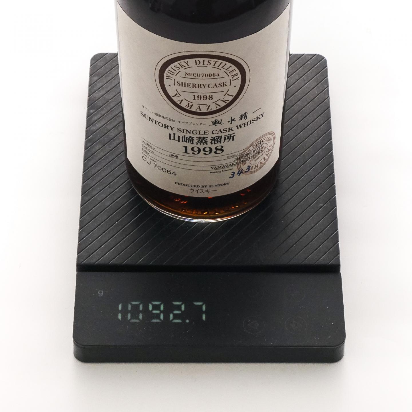 山崎蒸馏所 1998-2013 雪莉单桶#CU70064