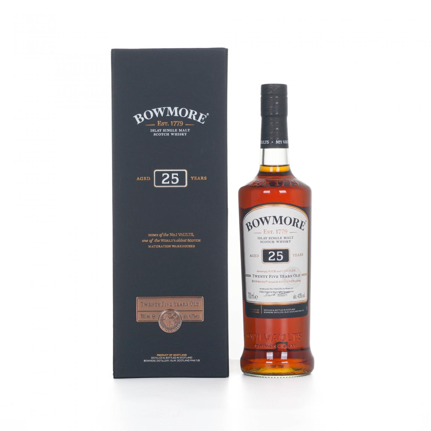 Bowmore 波摩 25年 单一麦芽 70cl 方盒