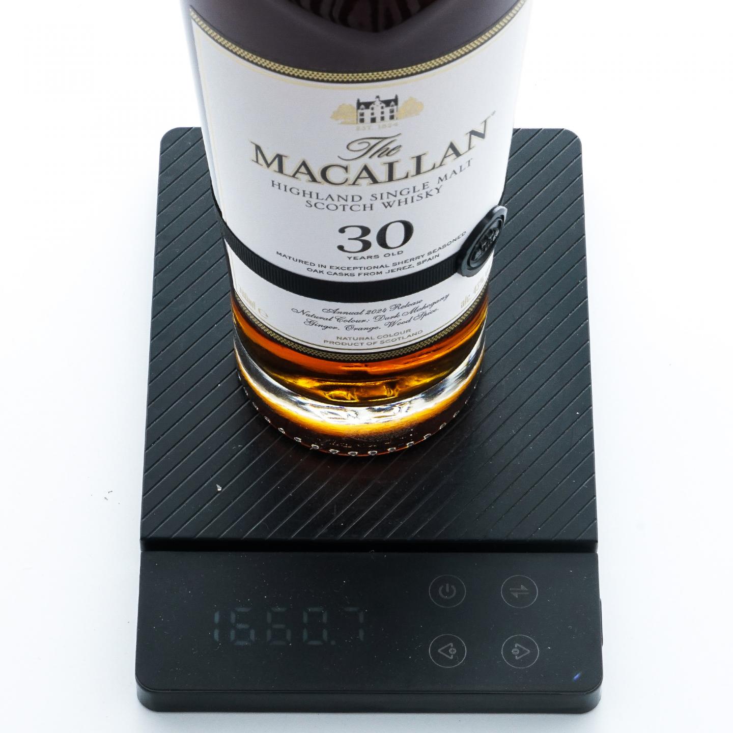 【附X光图】Macallan 麦卡伦 30年 2024 雪莉桶 黑腰带 木盒