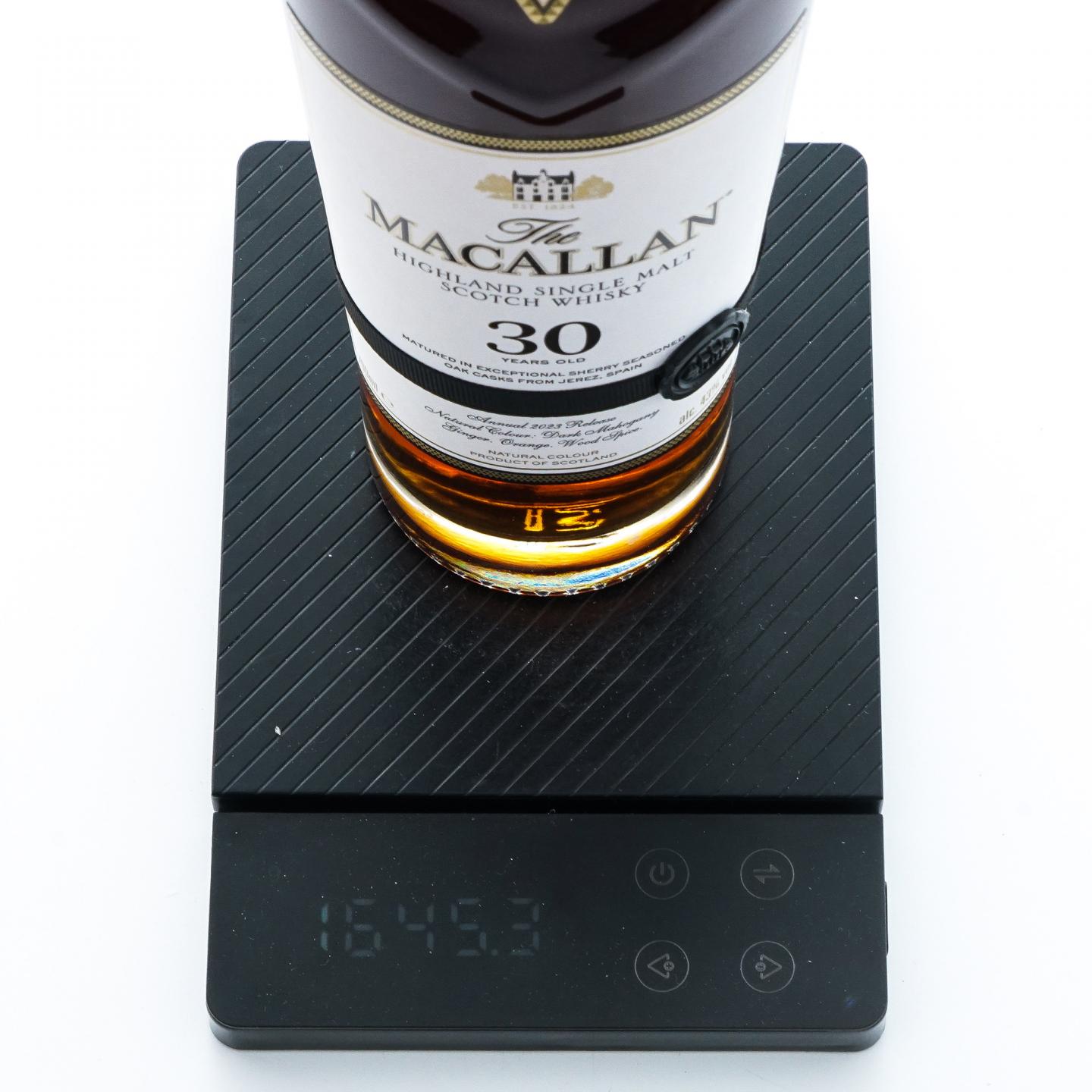 【附X光图】Macallan 麦卡伦 30年 2023 黑腰带 雪莉桶 木礼盒