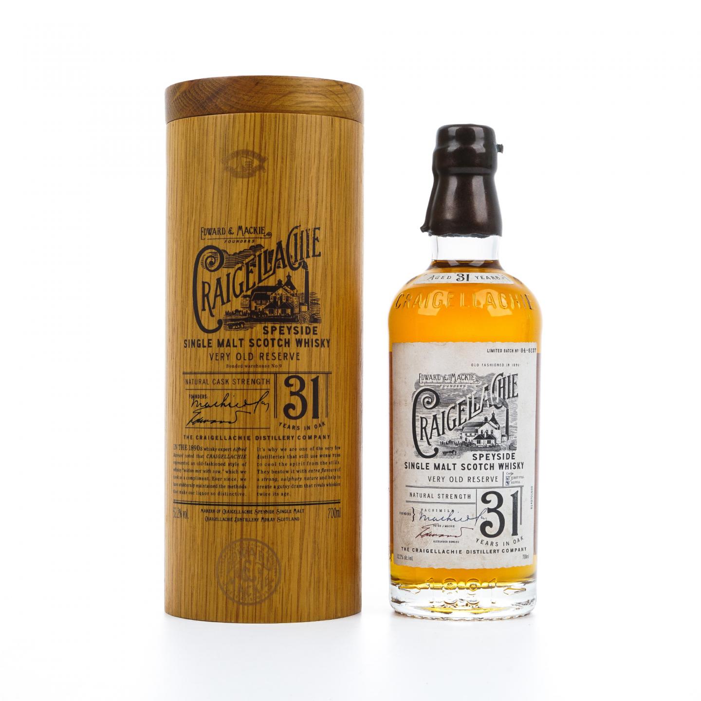 Craigellachie 克莱拉奇 31年 Very Old Reserve 700ml