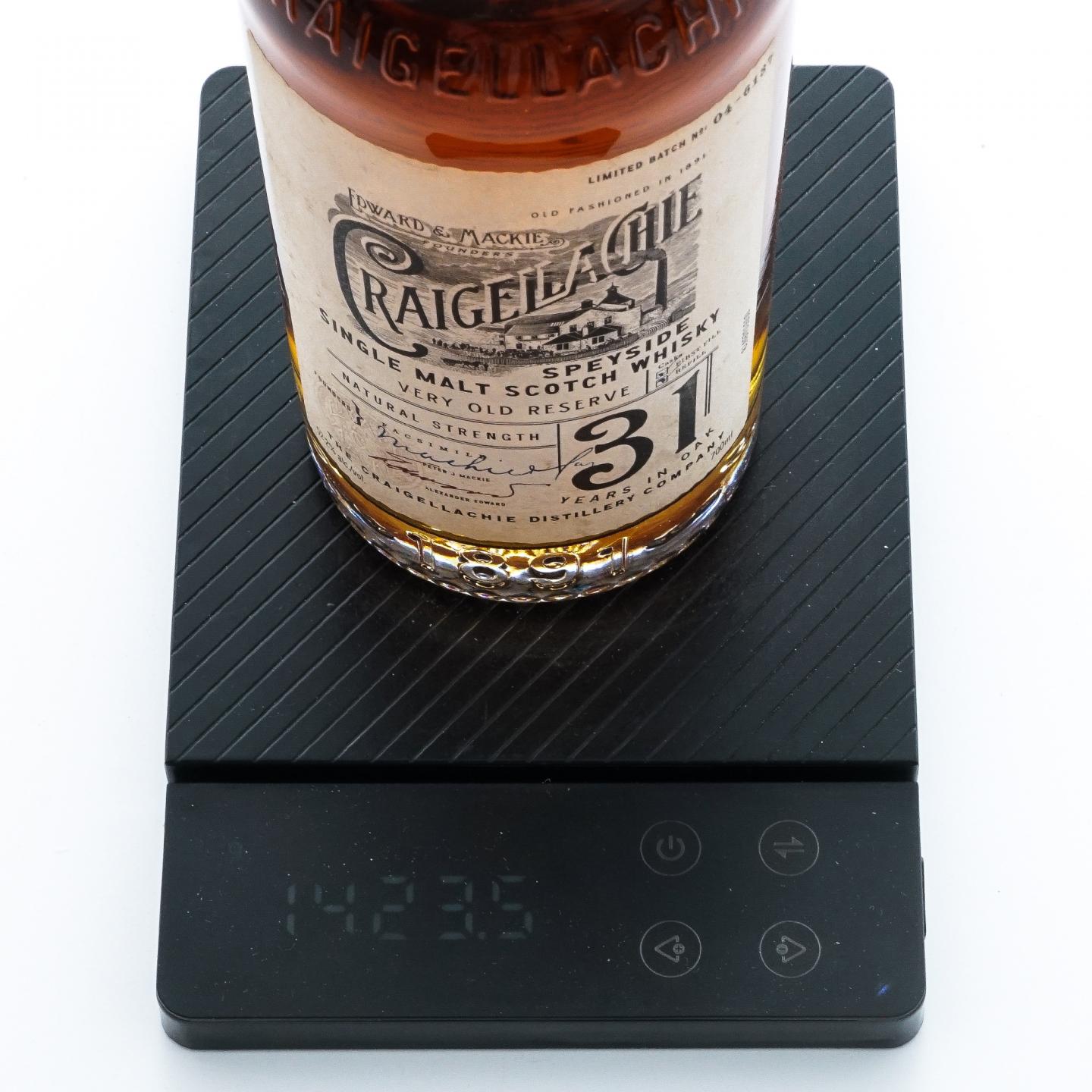Craigellachie 克莱拉奇 31年 Very Old Reserve 700ml