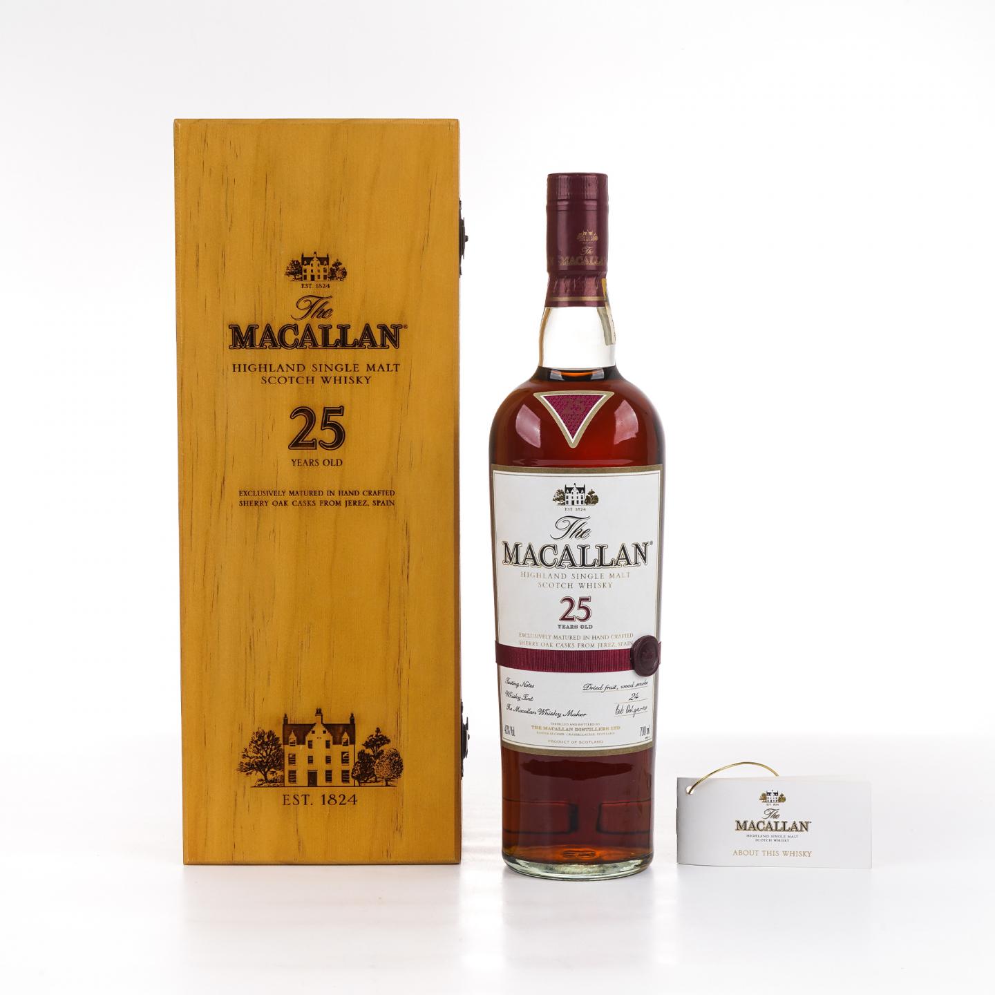 Macallan 麦卡伦 25年 红腰带 木盒