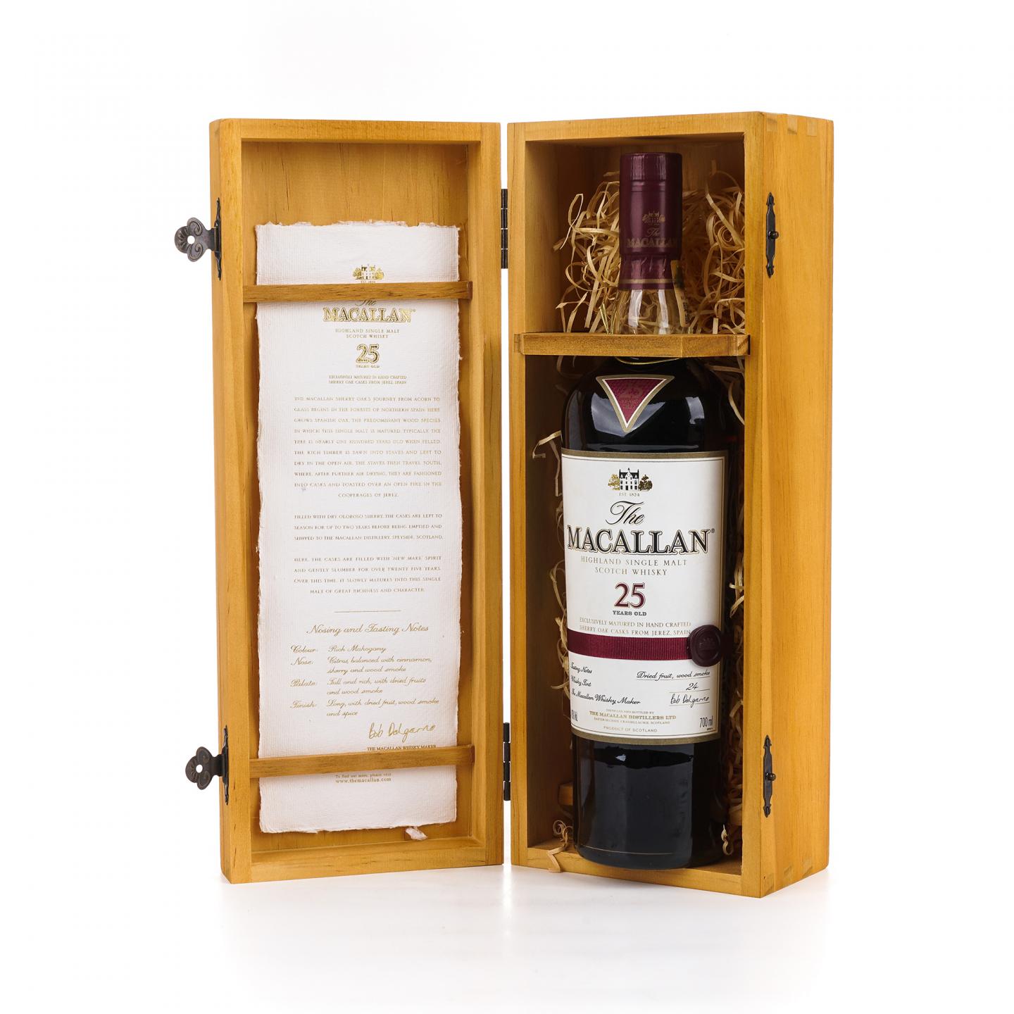 Macallan 麦卡伦 25年 红腰带 木盒
