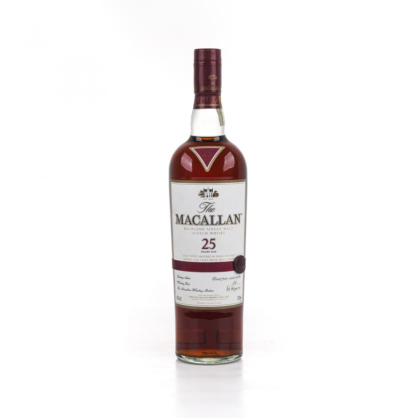 Macallan 麦卡伦 25年 红腰带 木盒