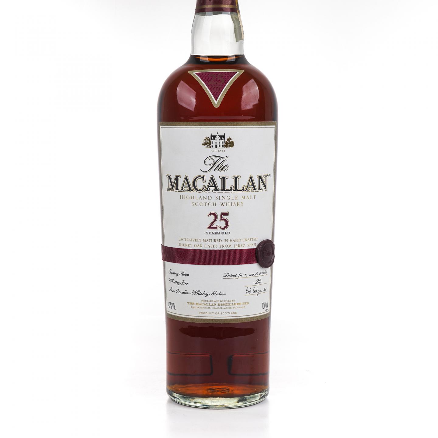 Macallan 麦卡伦 25年 红腰带 木盒