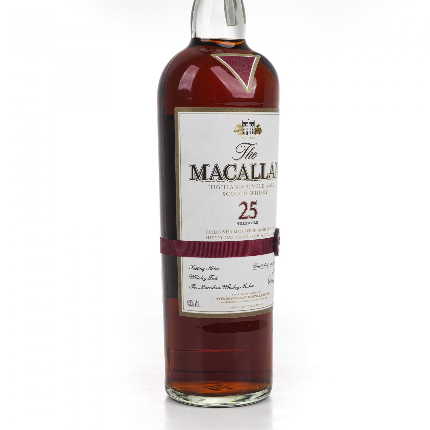 Macallan 麦卡伦 25年 红腰带 木盒