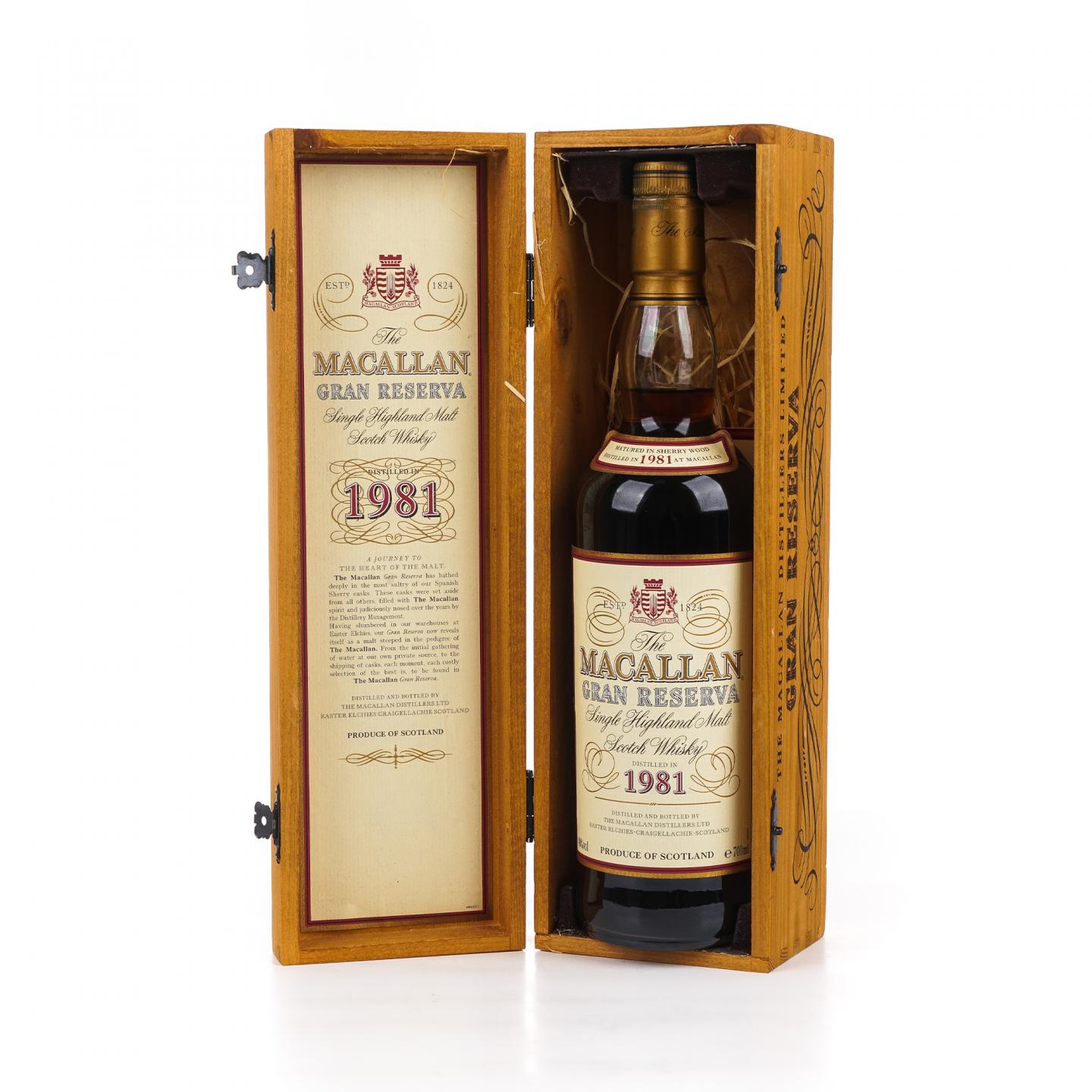 Macallan 麦卡伦 1981 Gran Reserva