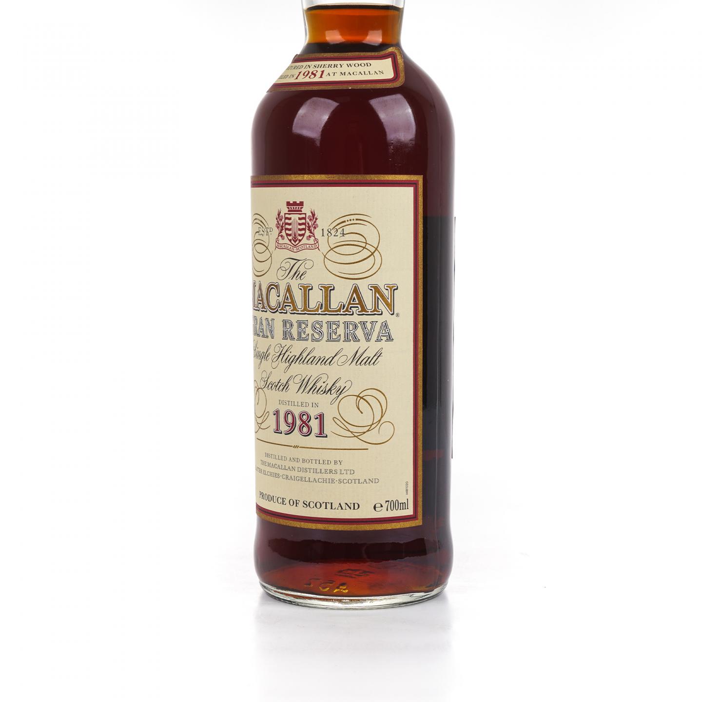 Macallan 麦卡伦 1981 Gran Reserva
