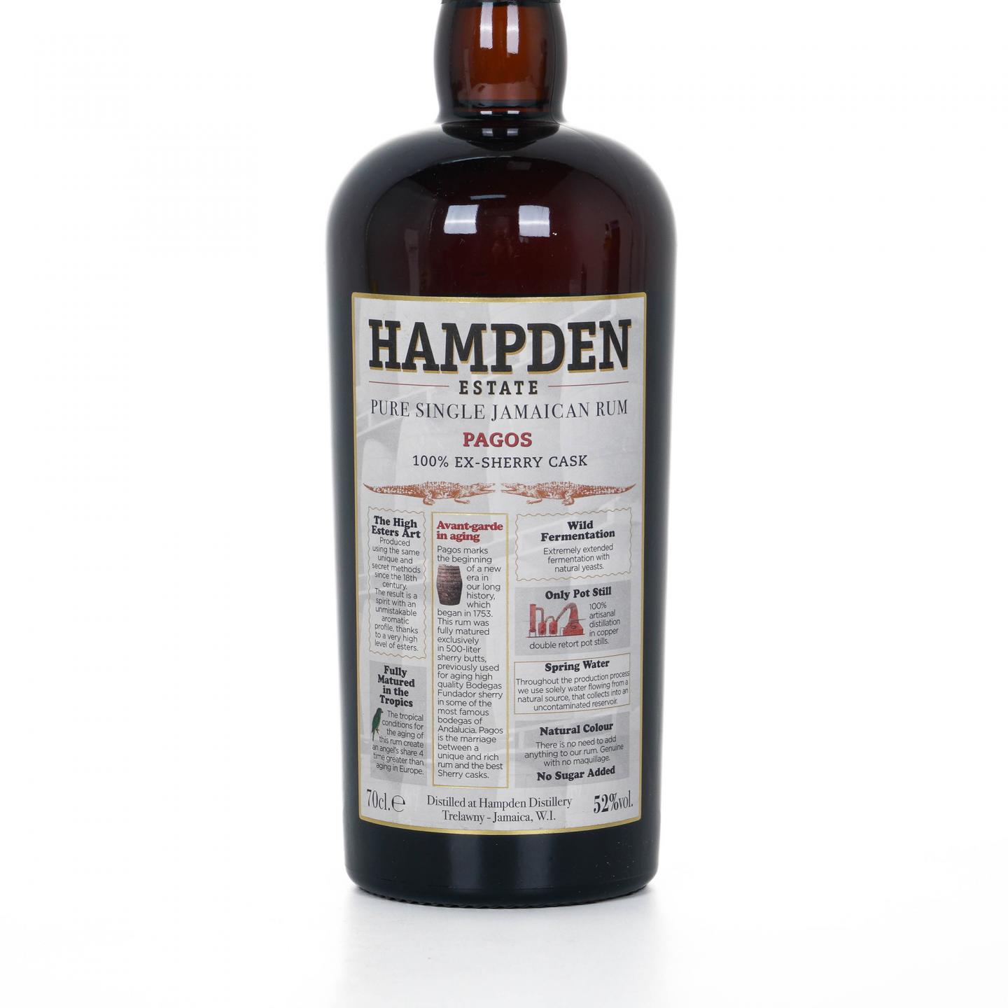 Hampden Estate 汉普登庄园 Pagos 雪莉桶 牙买加朗姆酒 52%