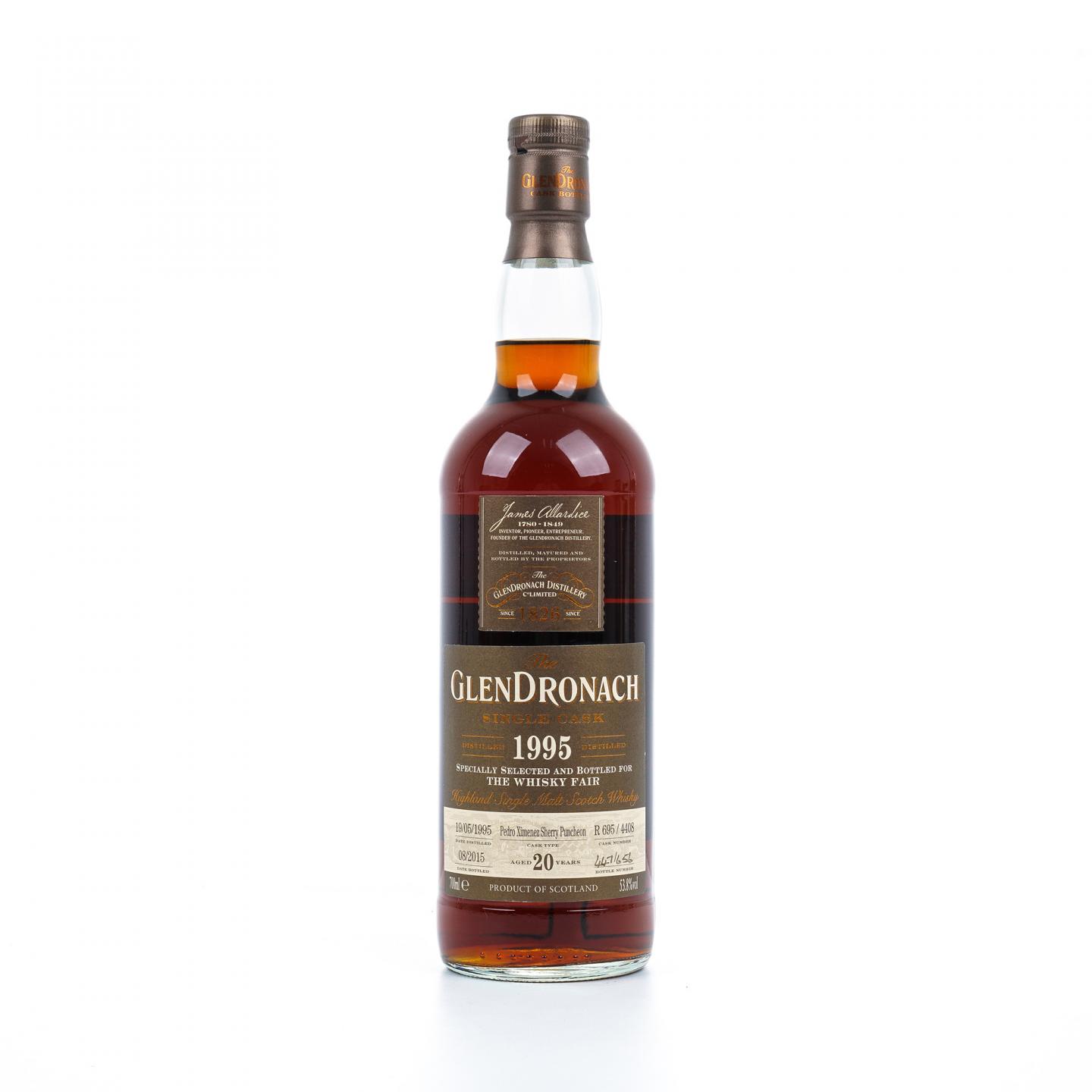 Glendronach 格兰多纳 20年 1995-2015 雪莉单桶