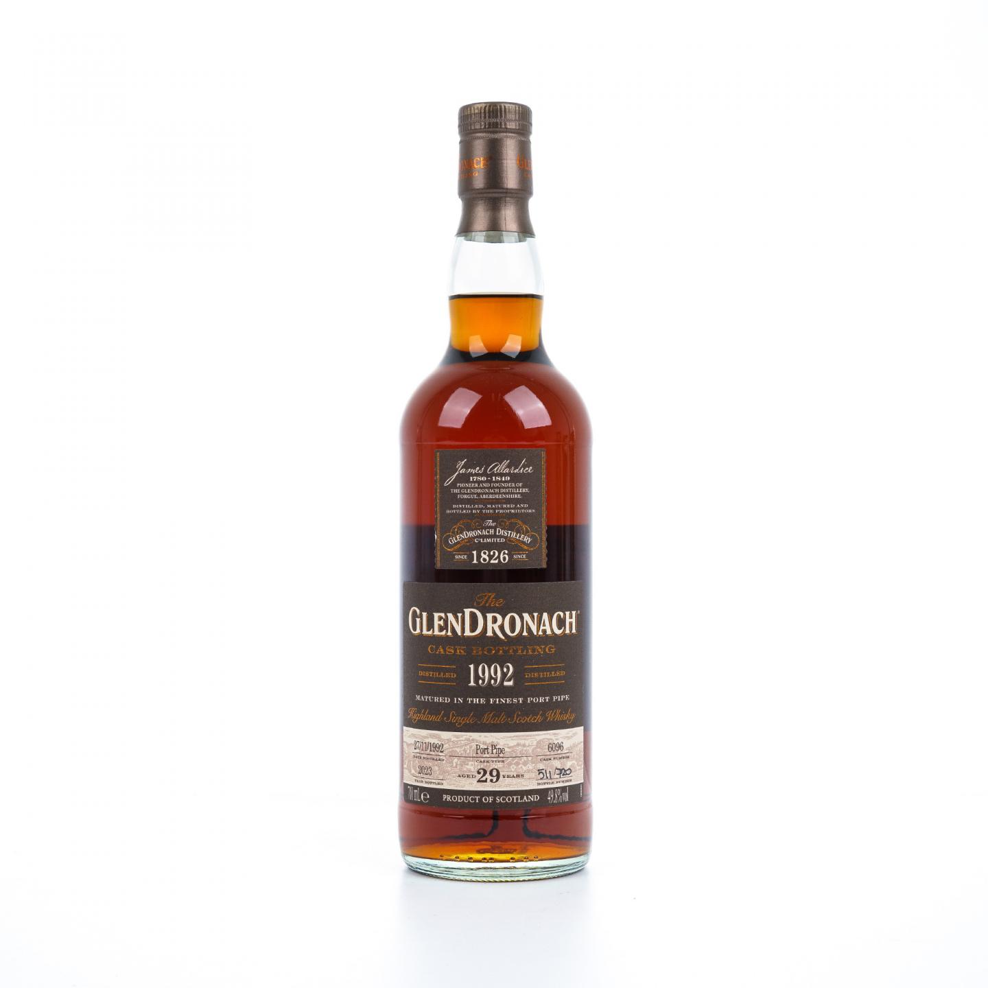 Glendronach 格兰多纳 29年 1992-2023 单桶#6096 700ml
