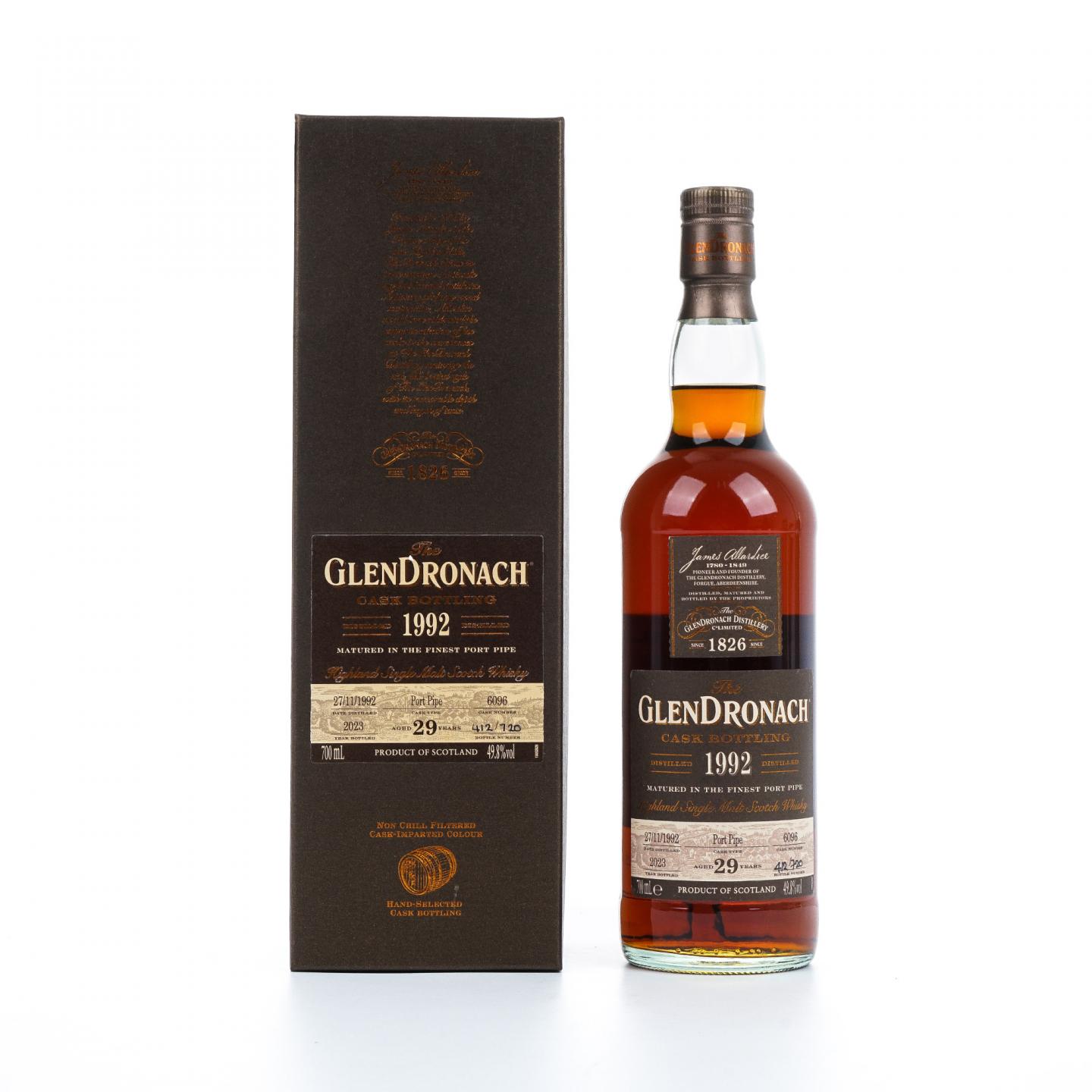 Glendronach 格兰多纳 29年 1992-2023 单桶#6096 No.412