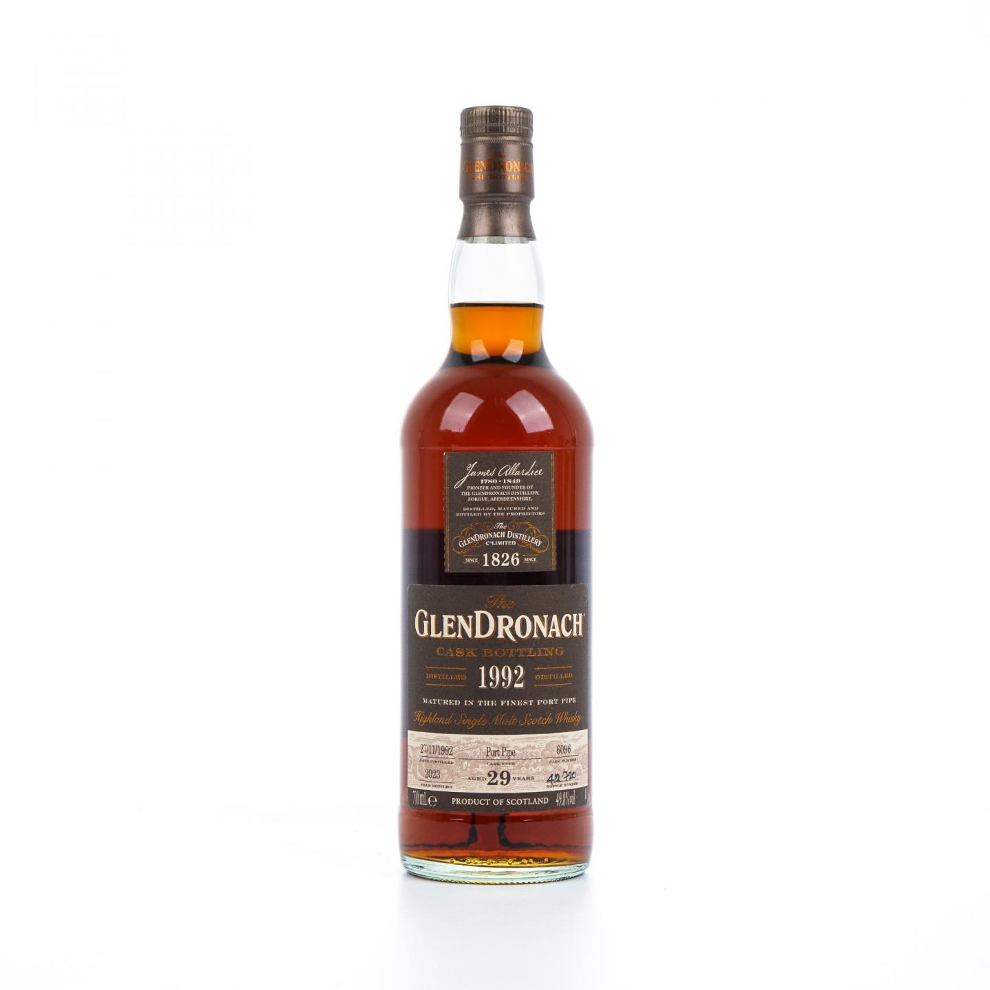 Glendronach 格兰多纳 29年 1992-2023 单桶#6096 No.412