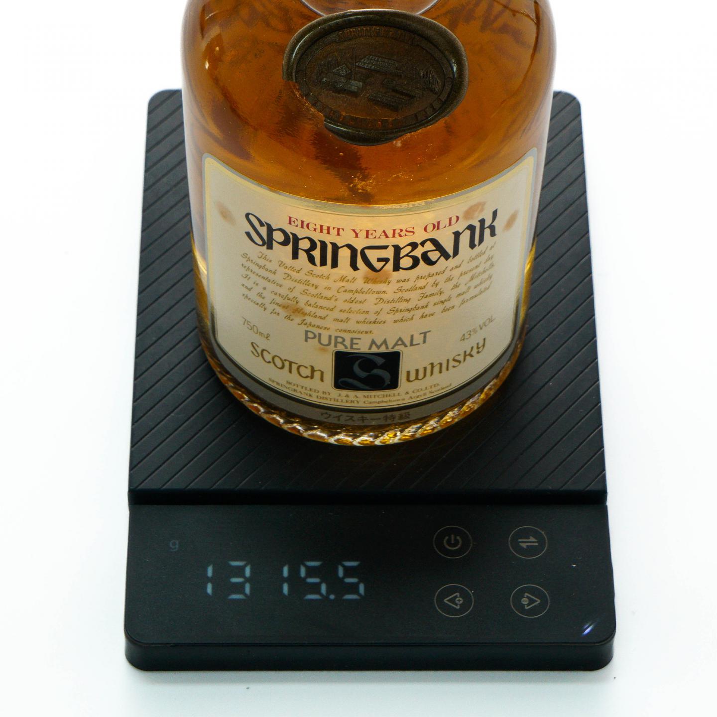 Springbank 云顶 8年 特级 750ml