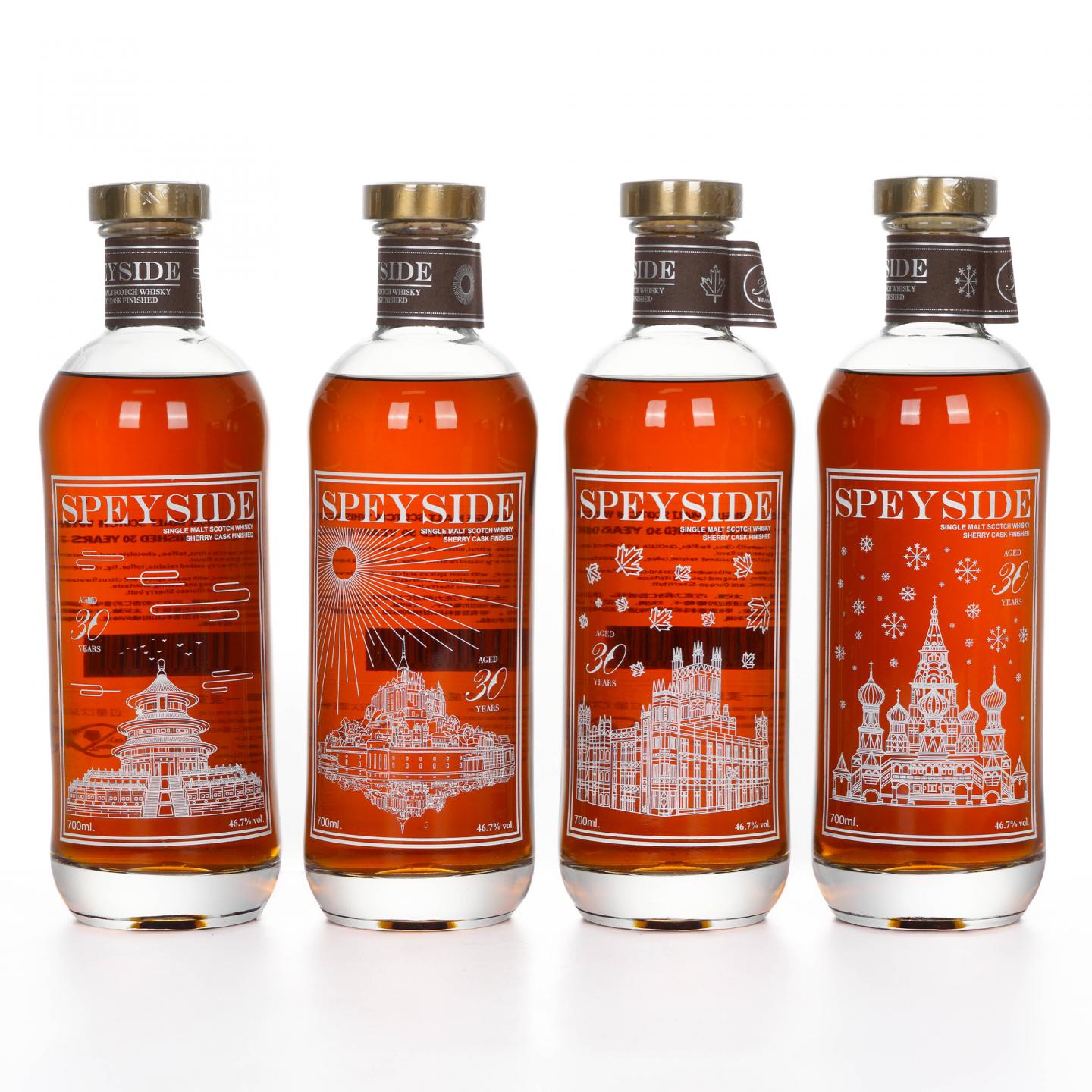 秘密斯佩塞 30年 春夏秋冬全套 700ml*4支组