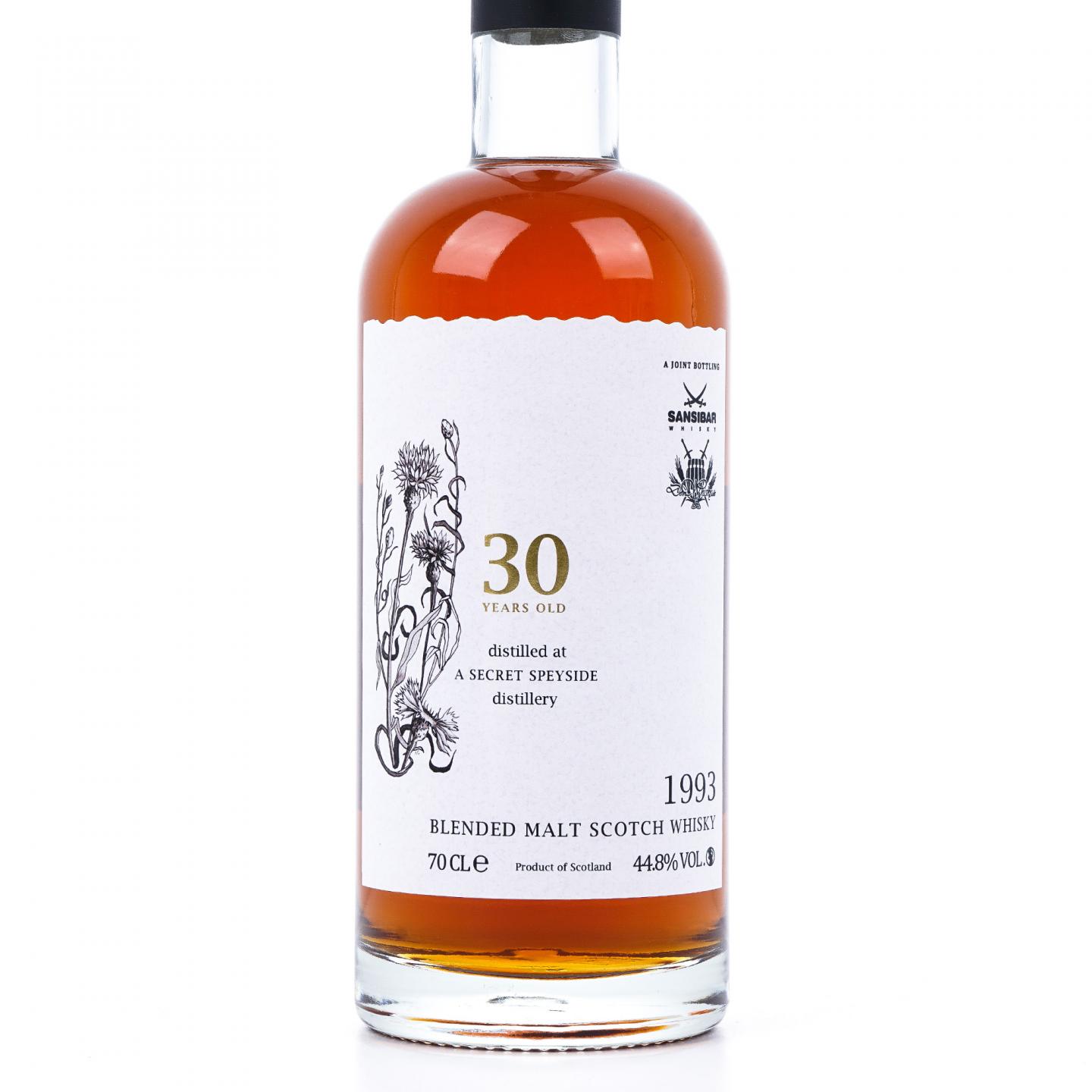 秘密斯佩塞 30年 1993-2023 雪莉桶 Sansibar 调和麦芽
