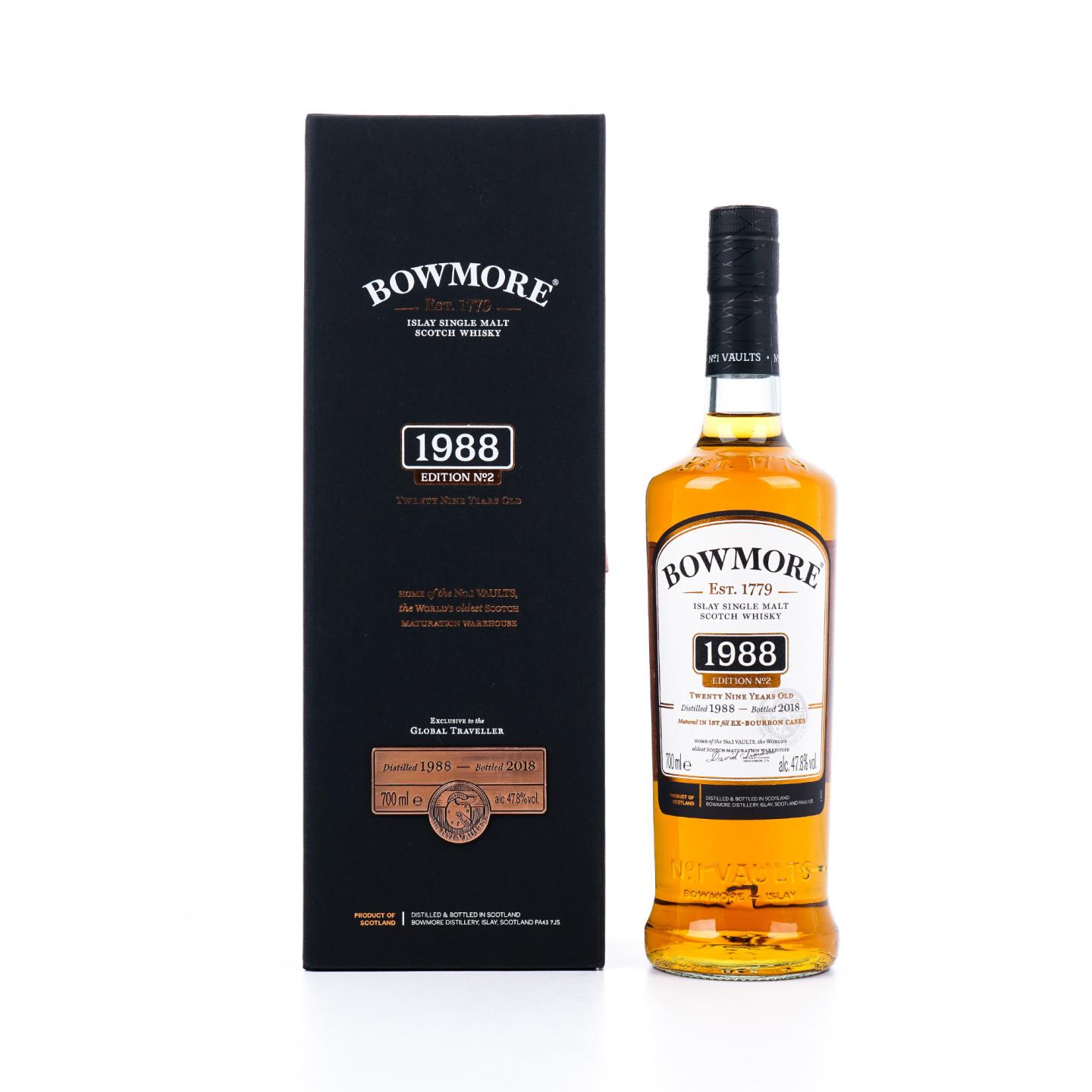 Bowmore 波摩 29年 1988-2018 Edition No. 2 700ML