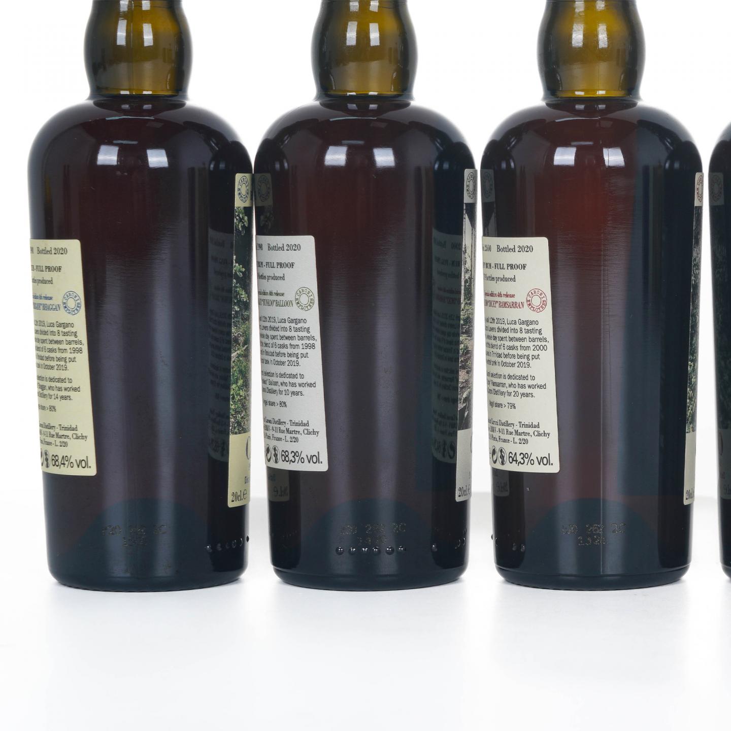 【酒版】Caroni 员工系列 朗姆酒第三/四版200ml*6瓶组