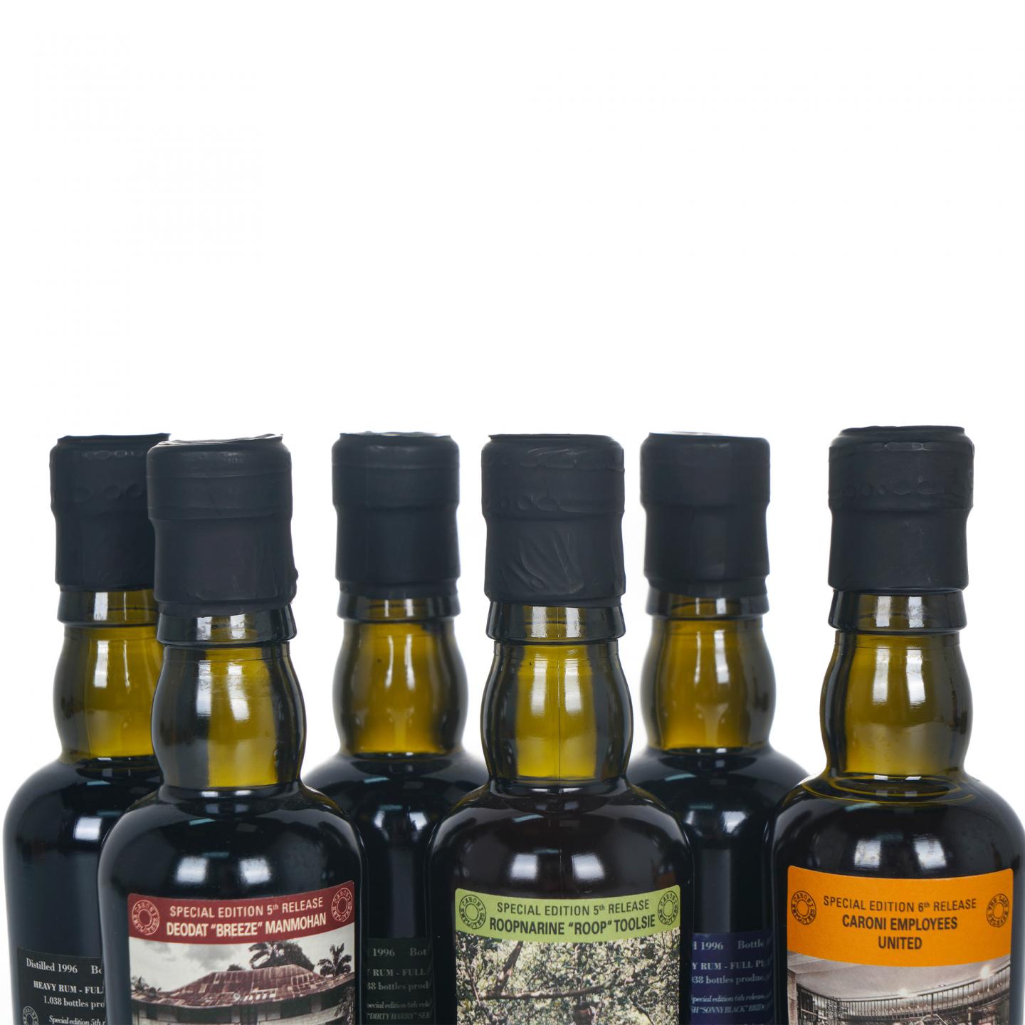 【酒版】Caroni 员工系列 朗姆酒第五/六版 100ml*6瓶组