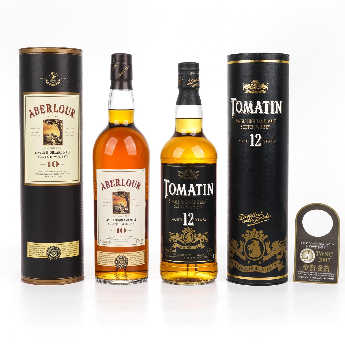 雅伯莱 10年/汤马丁 12年 2支组*750ml