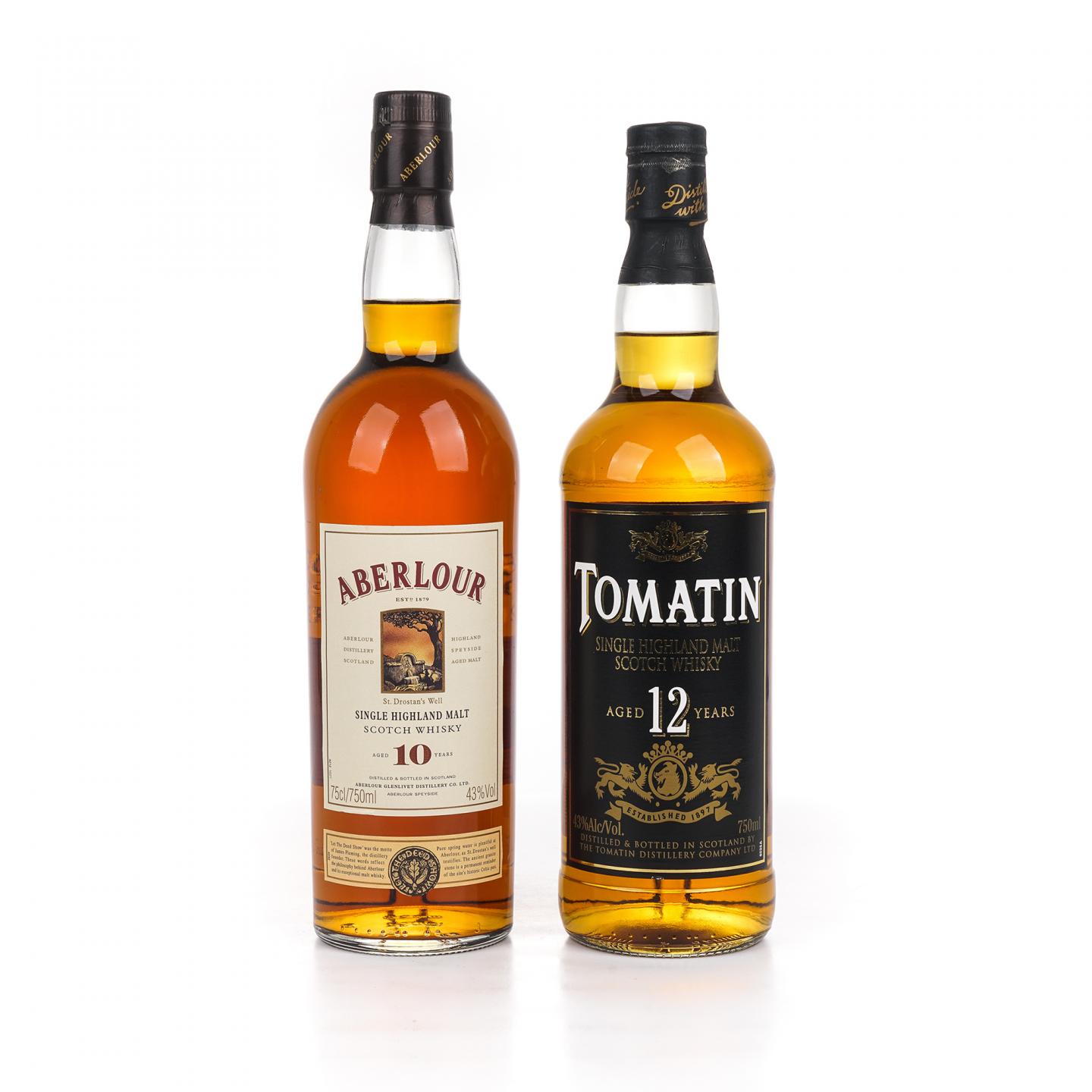 雅伯莱 10年/汤马丁 12年 2支组*750ml