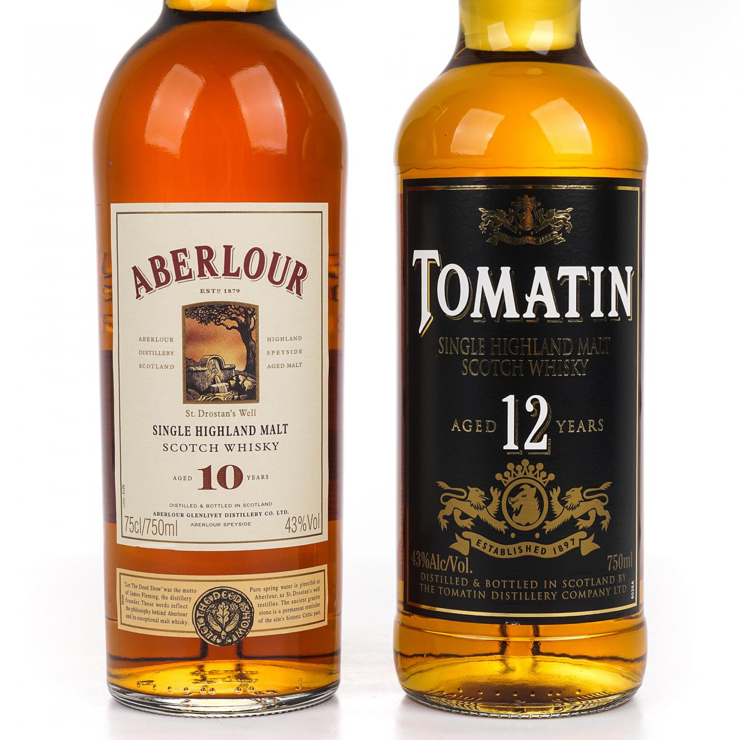 雅伯莱 10年/汤马丁 12年 2支组*750ml