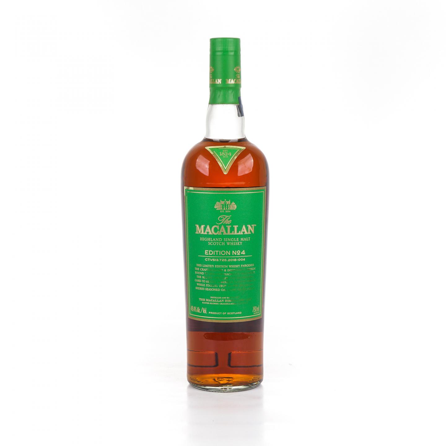 Macallan 麦卡伦 Edition No.4 绿标 750ml