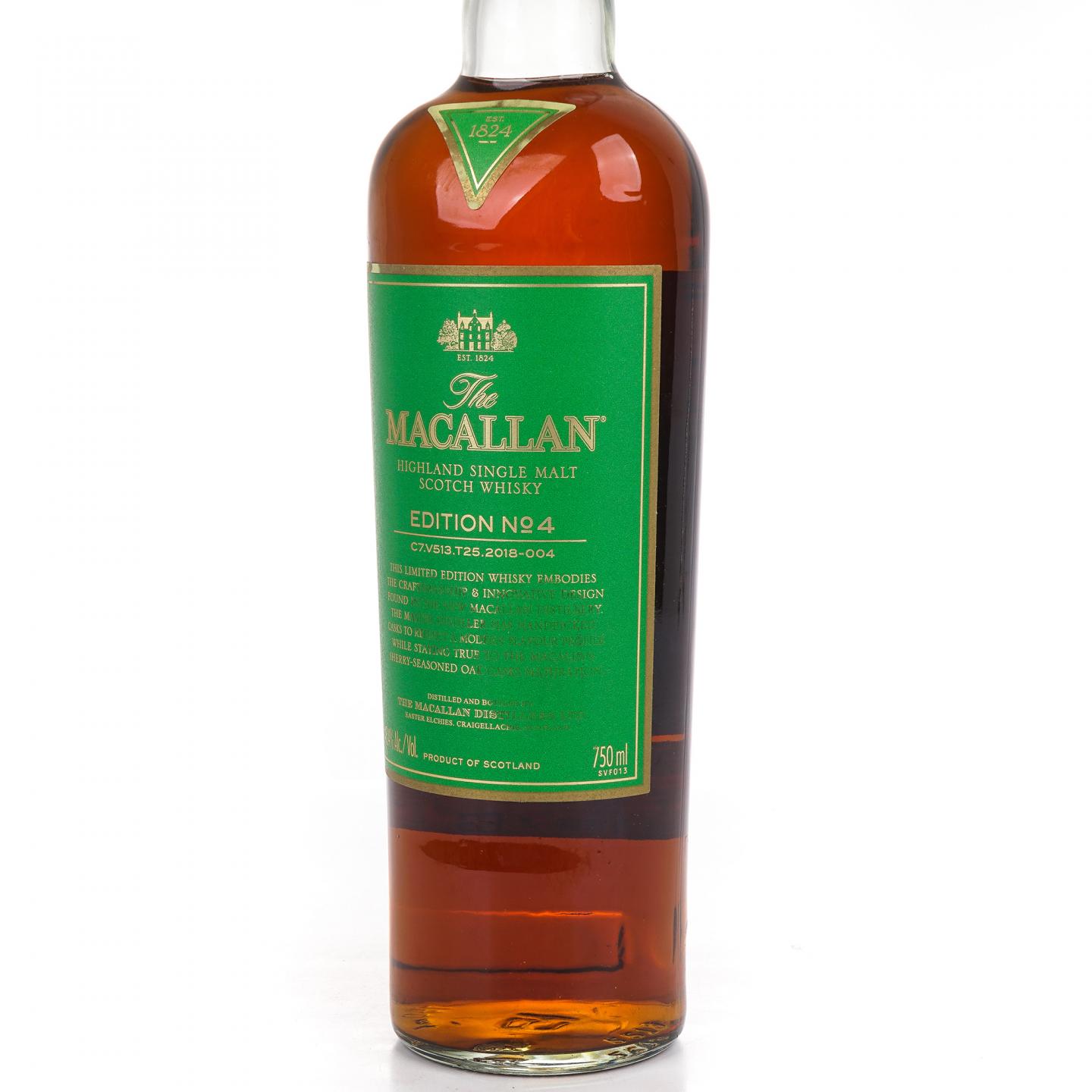 Macallan 麦卡伦 Edition No.4 绿标 750ml