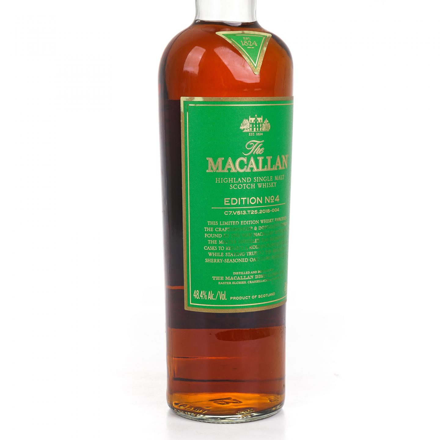 Macallan 麦卡伦 Edition No.4 绿标 750ml