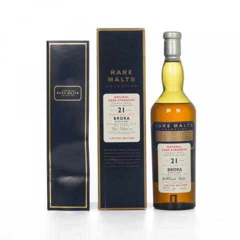 Brora 布朗拉 21年 1977-1998 桶强 RMS