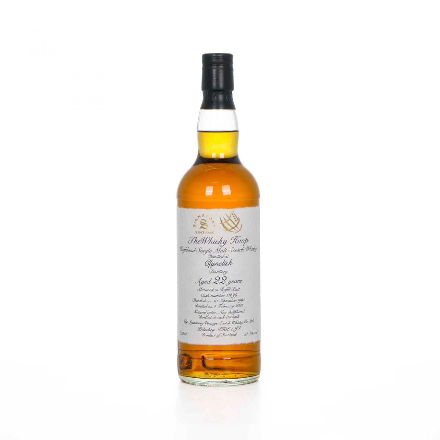 Clynelish 克里尼利基 22年 1998-2021 The Whisky Hoop 桶强 #11699