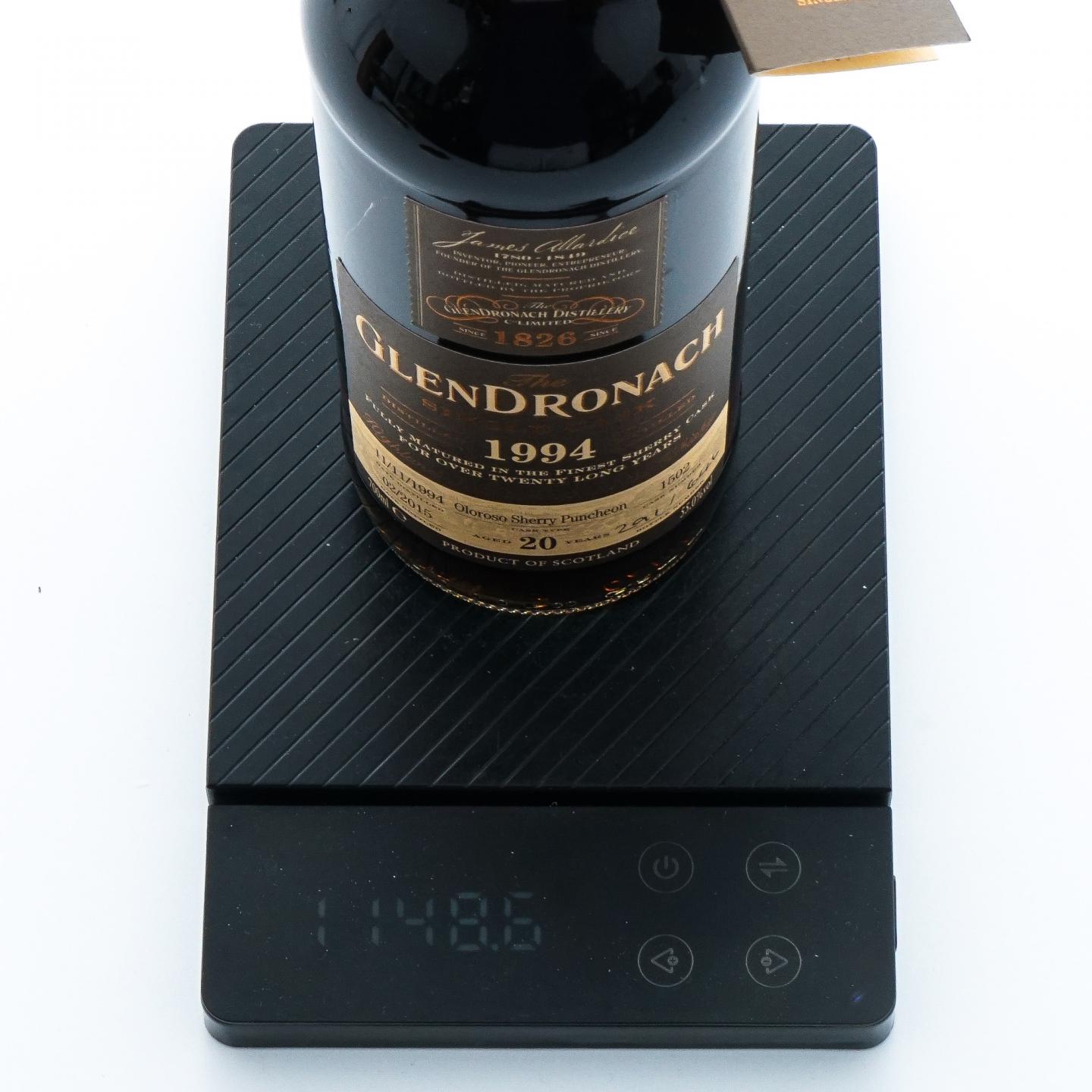 Glendronach 格兰多纳 20年 1994-2015 雪莉桶#1502 非原盒