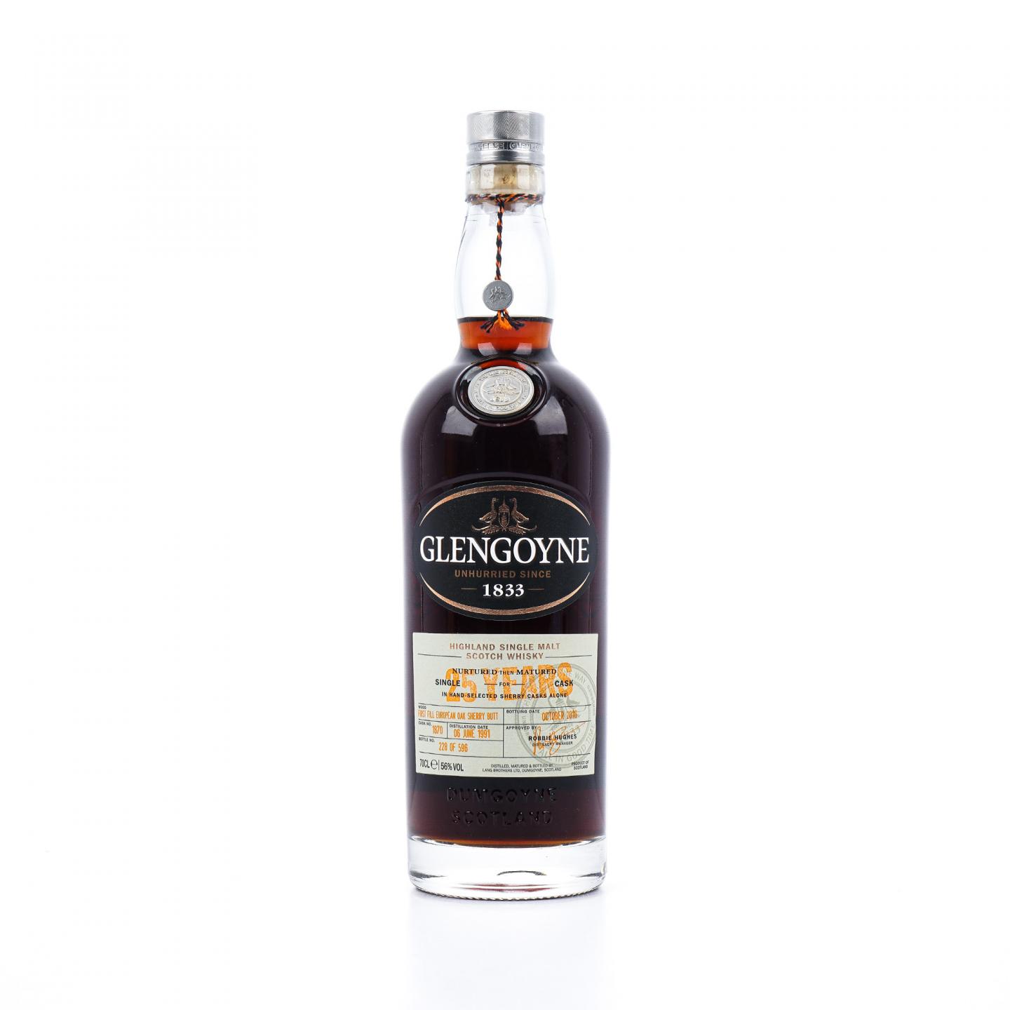 Glengoyne 格兰哥尼 25年 1991-2016 雪莉桶#1870
