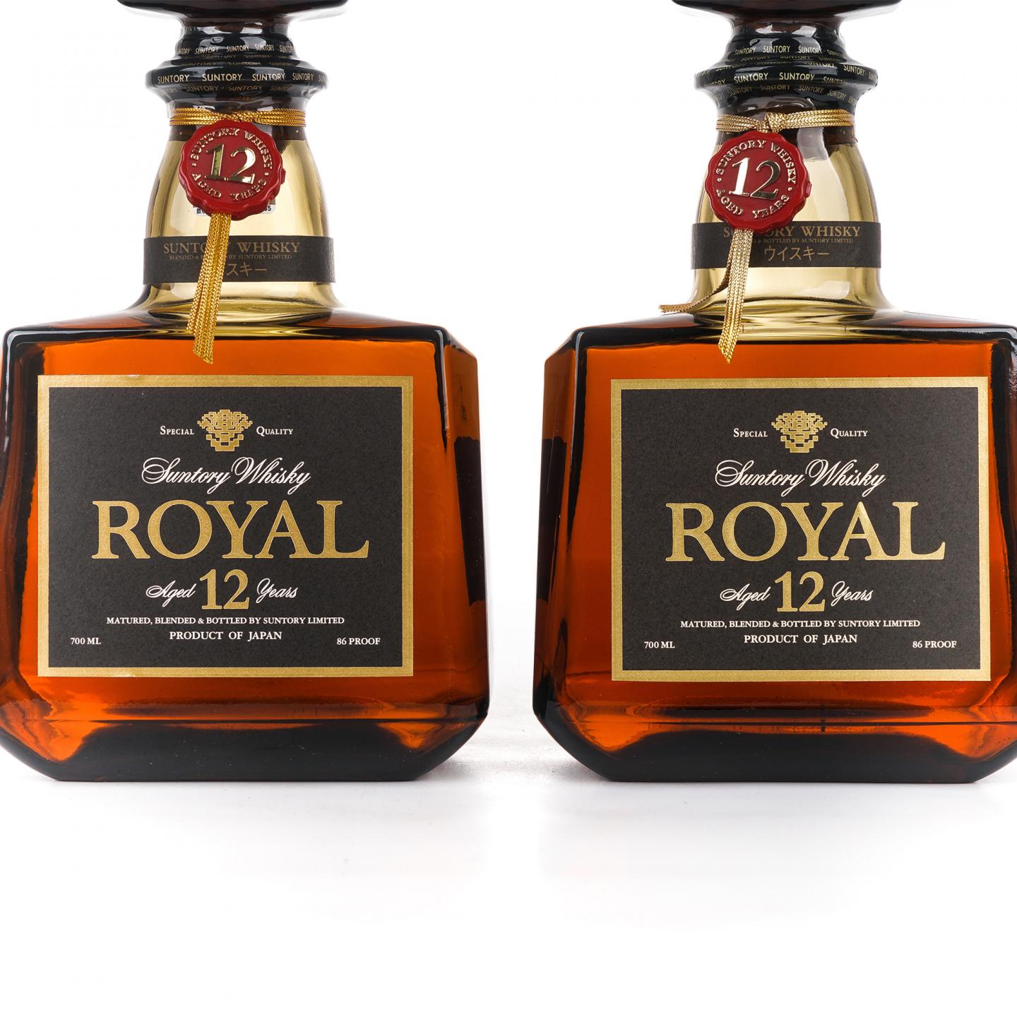 三得利 Royal 12年 金花标 调和 2支组