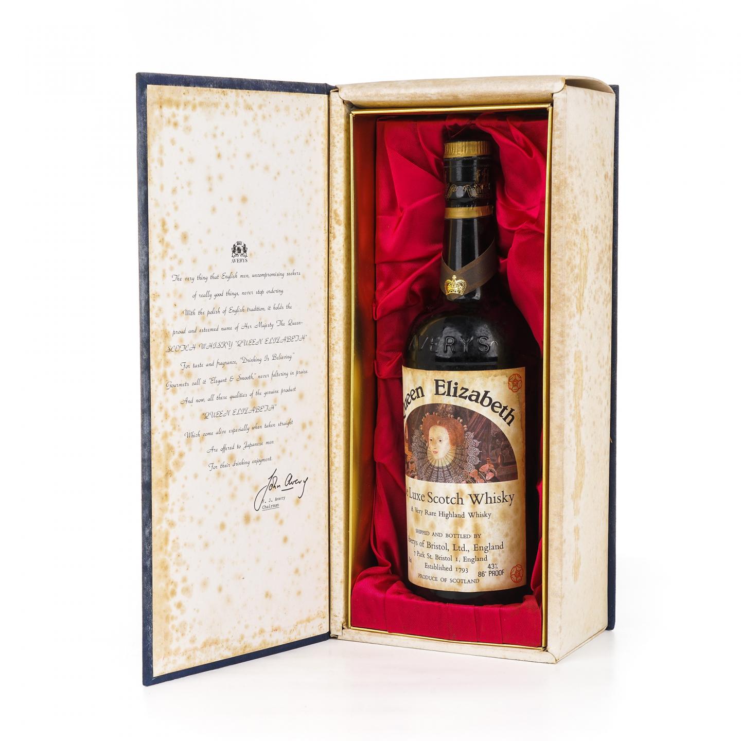 伊丽莎白女王 Averys 调和 De Luxe 750ML