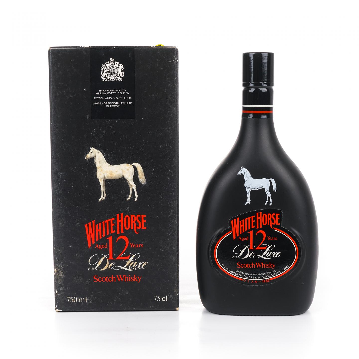 White Horse 白马 12年 1980s 特级 黑瓷瓶 750ml