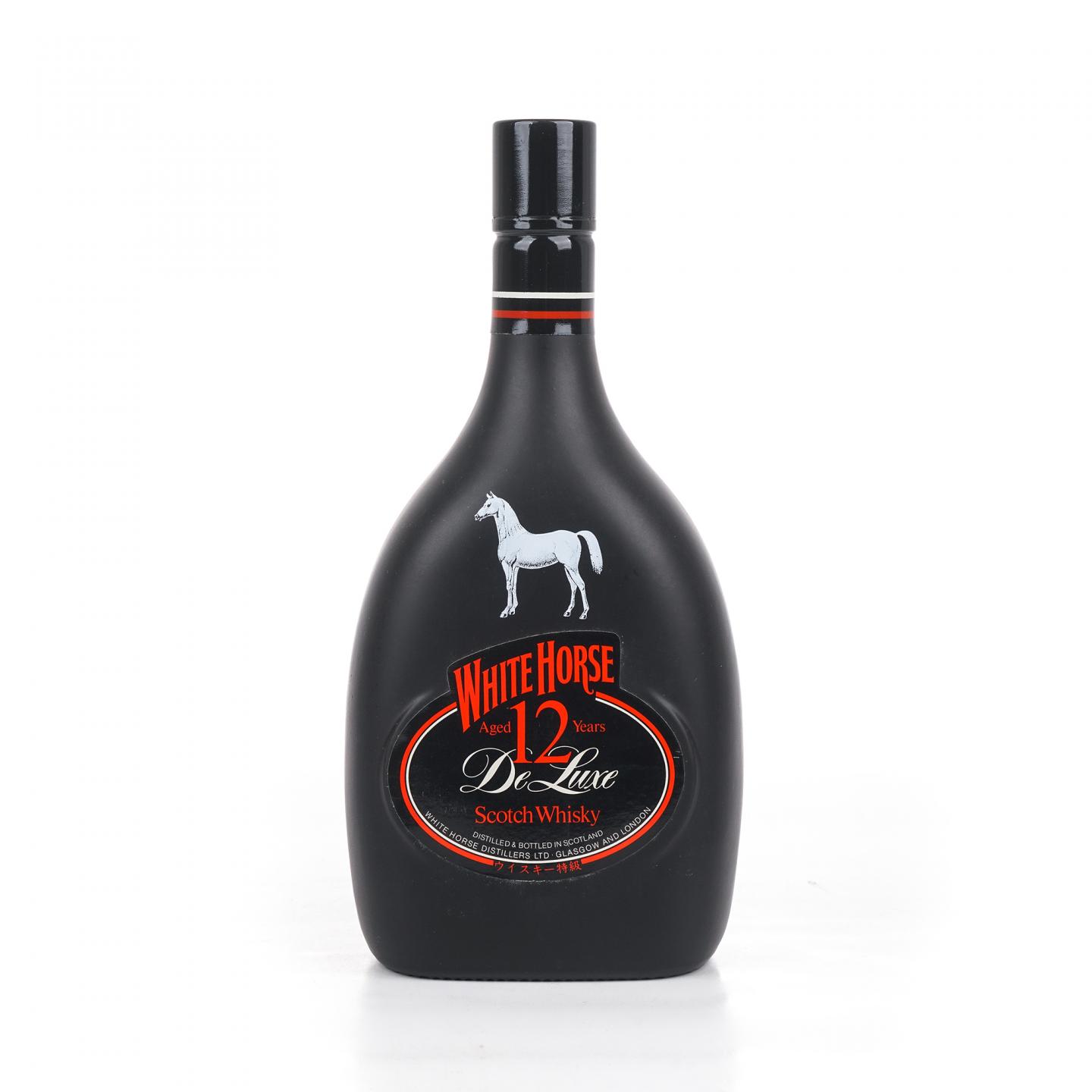 White Horse 白马 12年 1980s 特级 黑瓷瓶 750ml